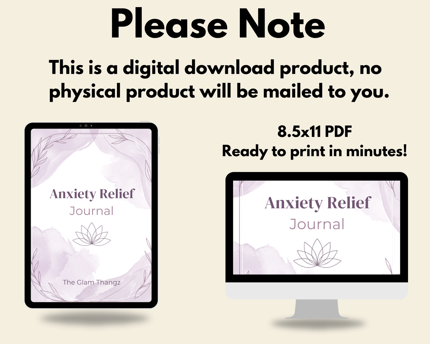 Anxiety Relief Journal