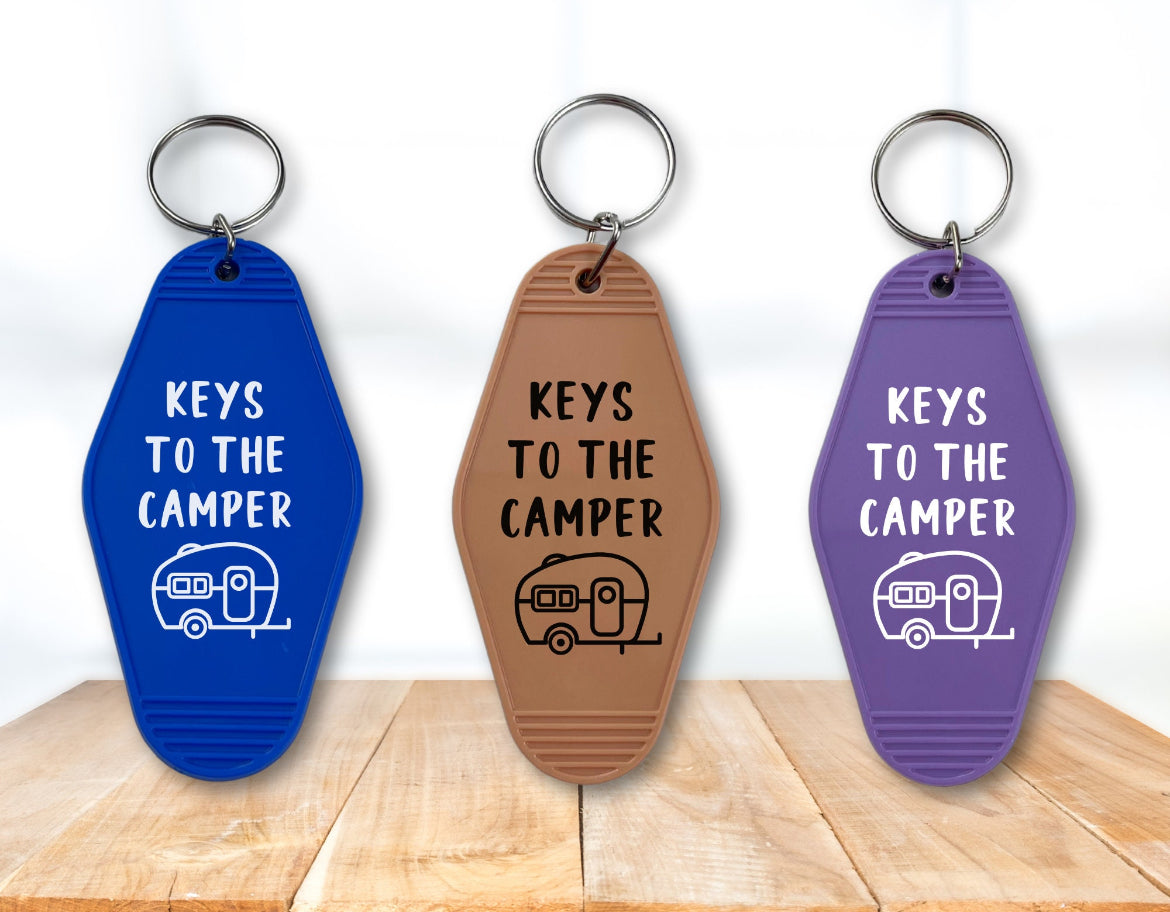 Keys To The Camper Keychain - The Glam Thangz