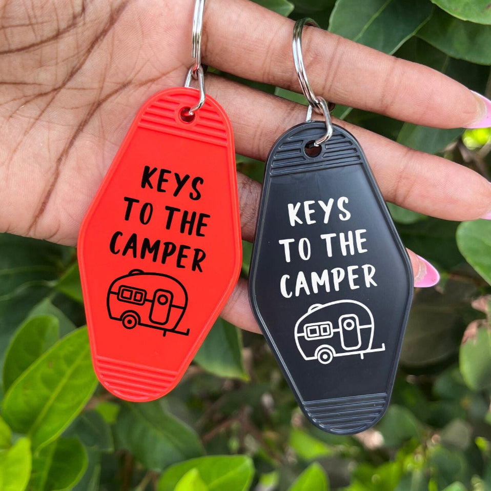 Keys To The Camper Keychain - The Glam Thangz