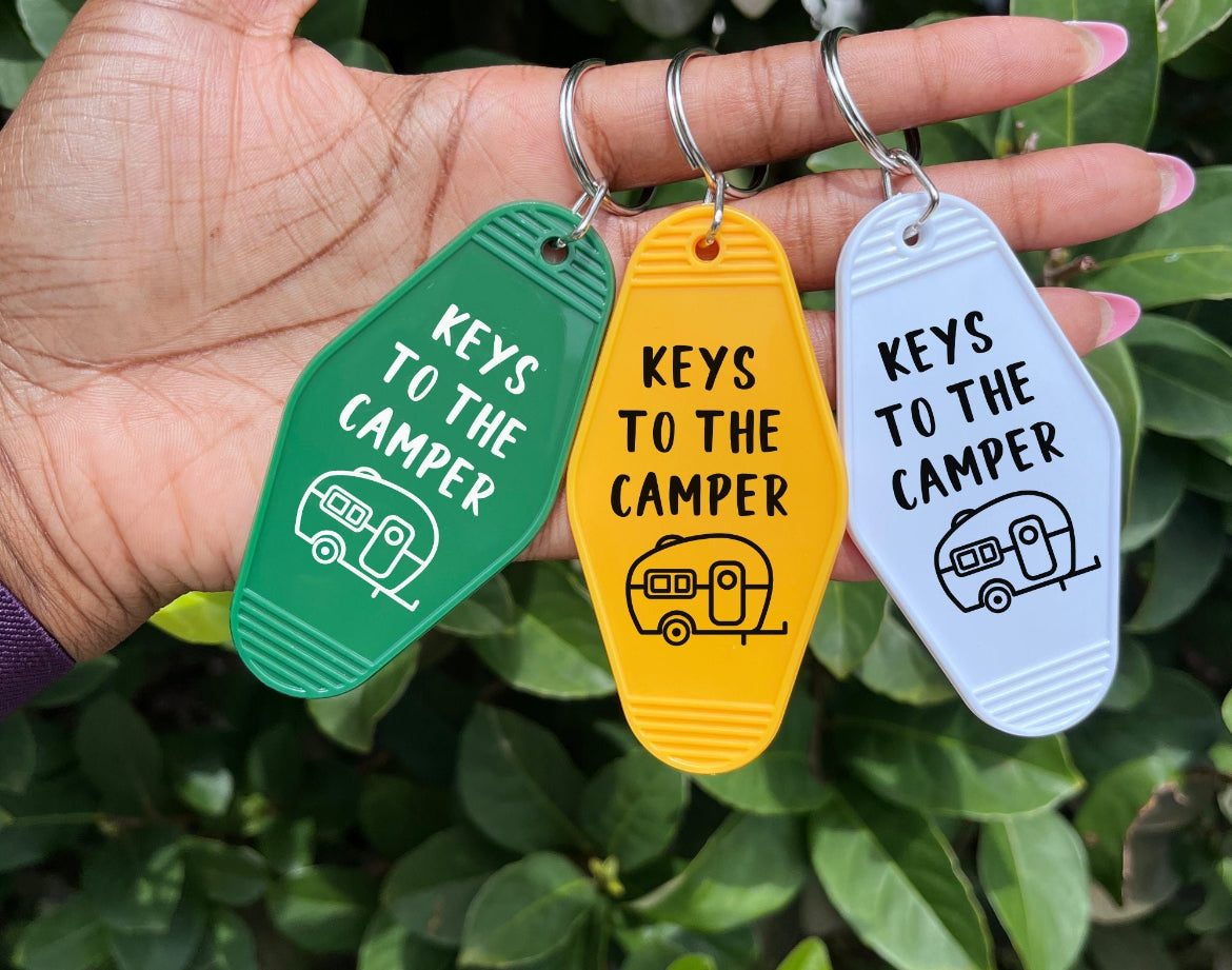 Keys To The Camper Keychain - The Glam Thangz
