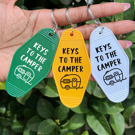Keys To The Camper Keychain - The Glam Thangz