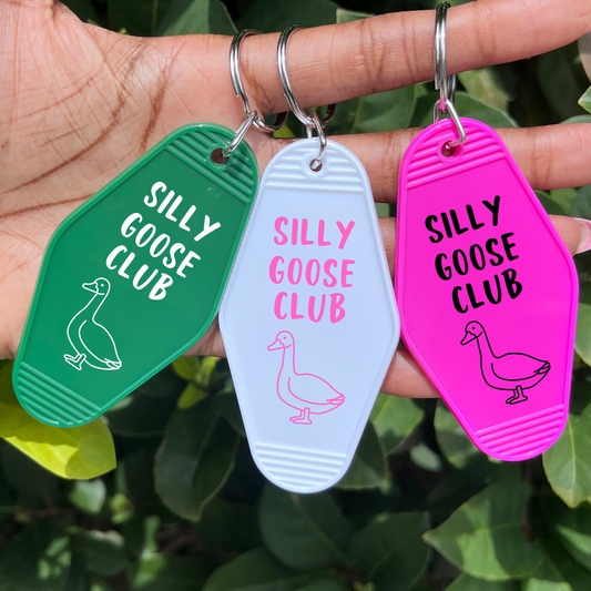 Silly Goose Club Keychain - The Glam Thangz