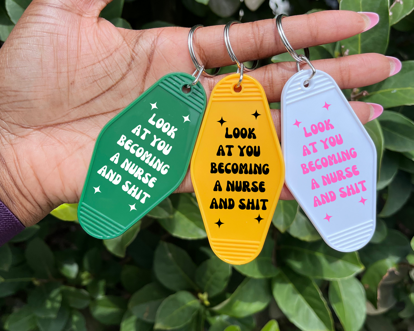 Funny Nurse Keychain - The Glam Thangz
