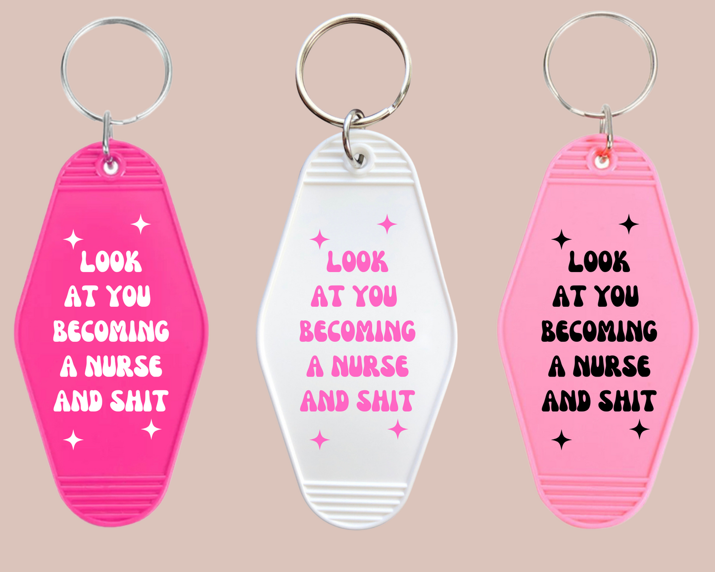 Funny Nurse Keychain - The Glam Thangz