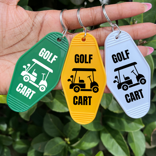 Golf Cart Keychain - The Glam Thangz