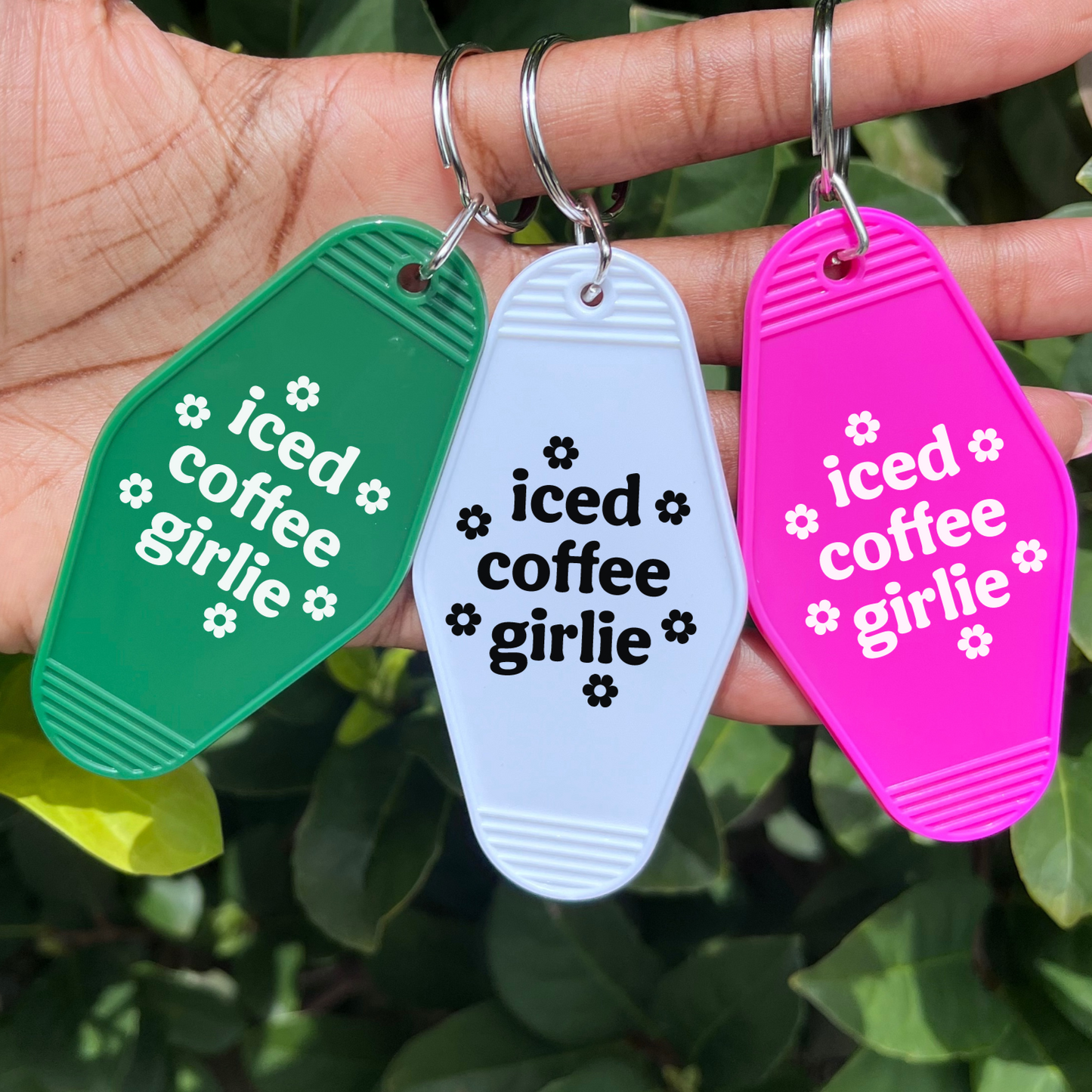 Iced Coffee Girlie Keychain
