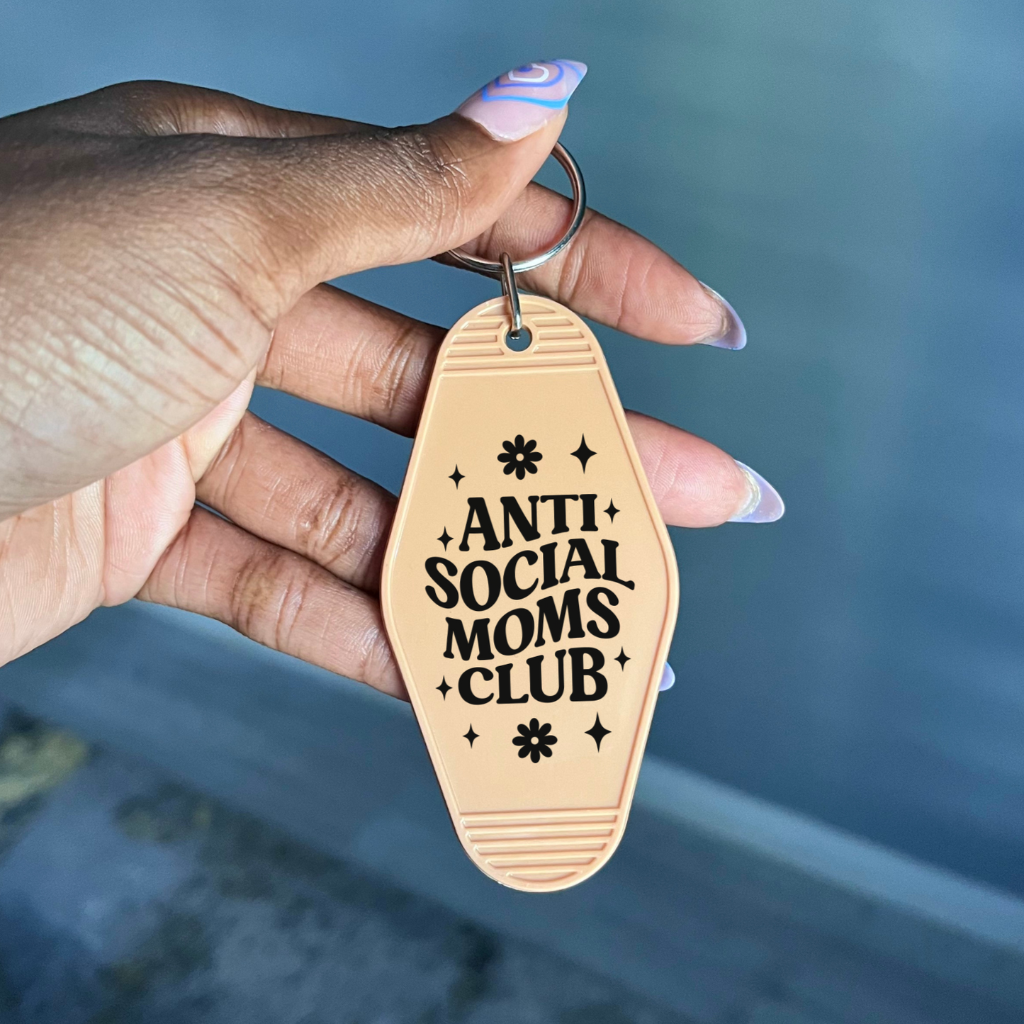 Antisocial Moms Club Keychain