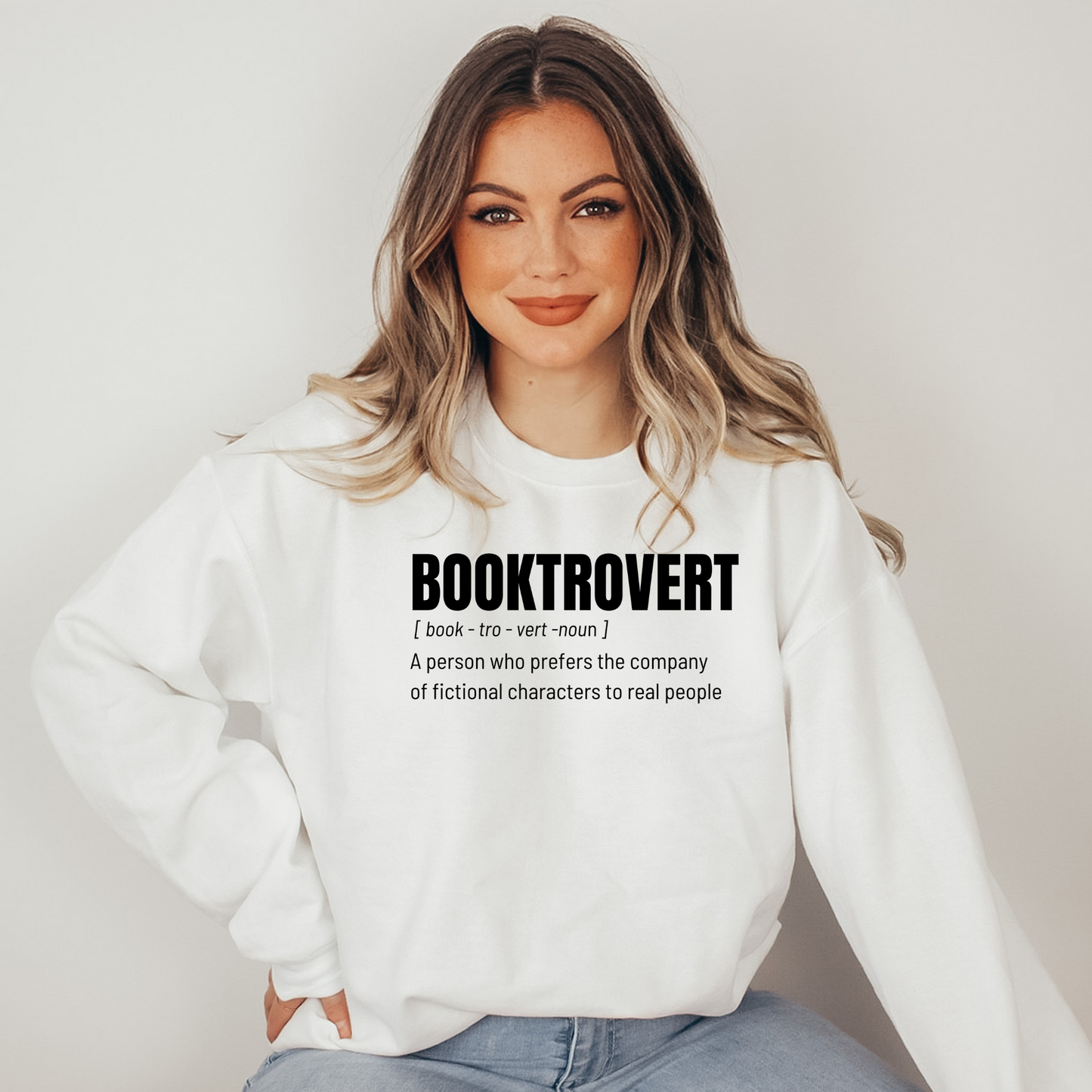 Booktrovert Sweatshirt - The Glam Thangz
