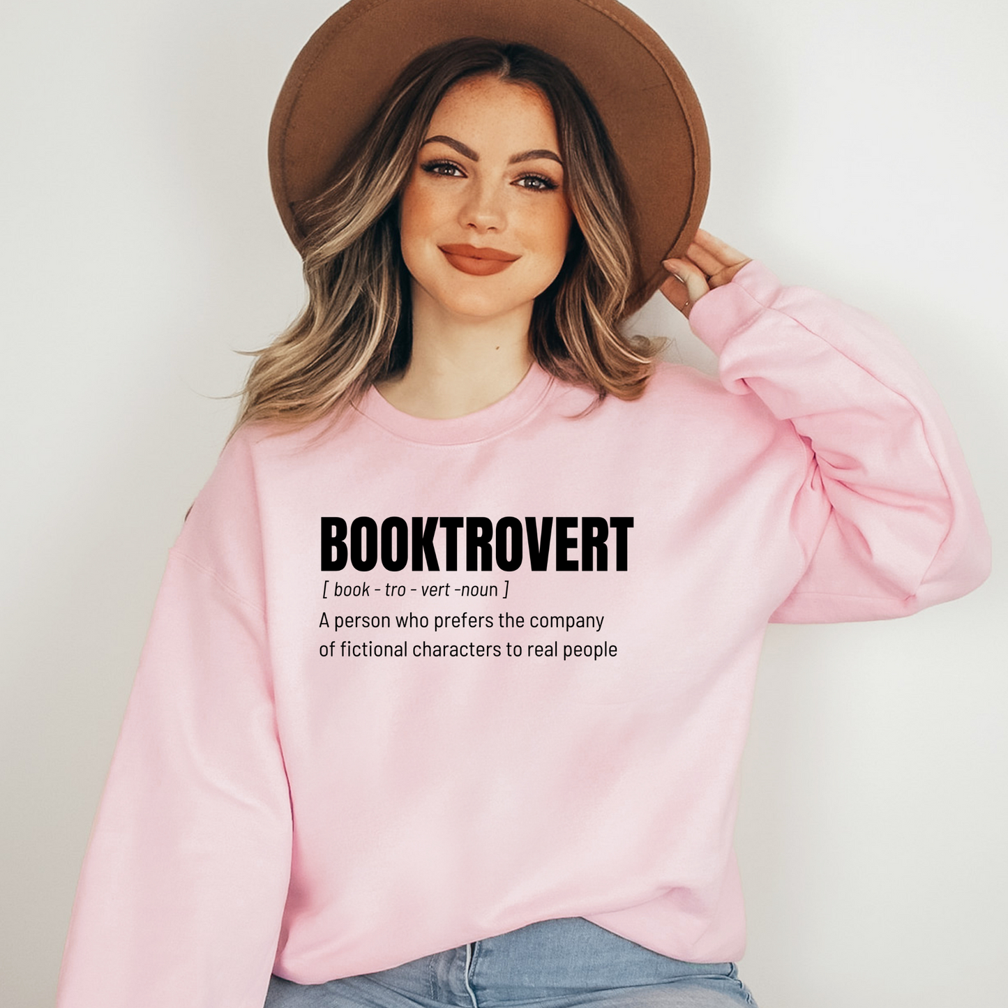 Booktrovert Sweatshirt - The Glam Thangz