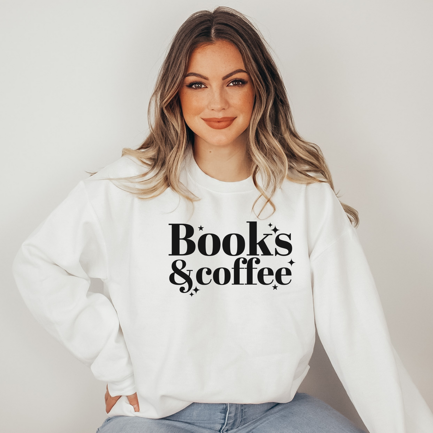 Books and Coffee Sweatshirt
