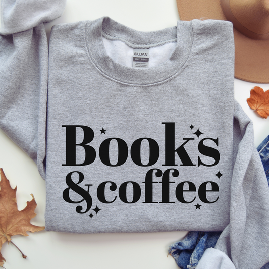Books and Coffee Sweatshirt