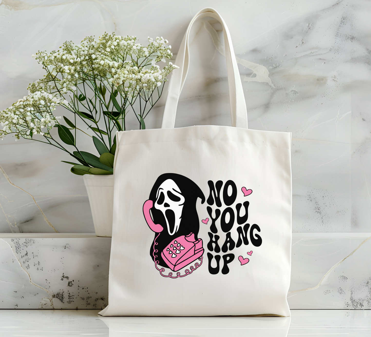 No You Hang Up Tote Bag - The Glam Thangz