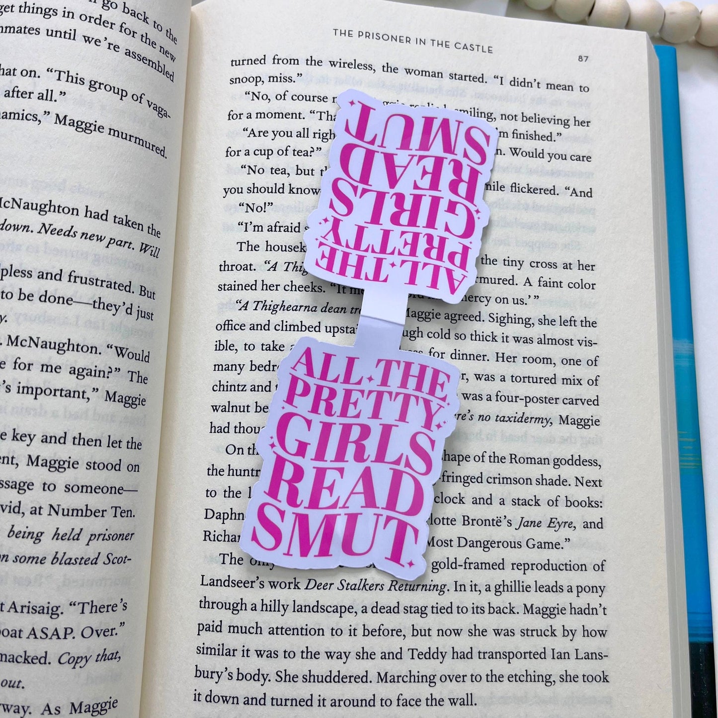 All The Pretty Girls Read Smut Magnetic Bookmark - The Glam Thangz