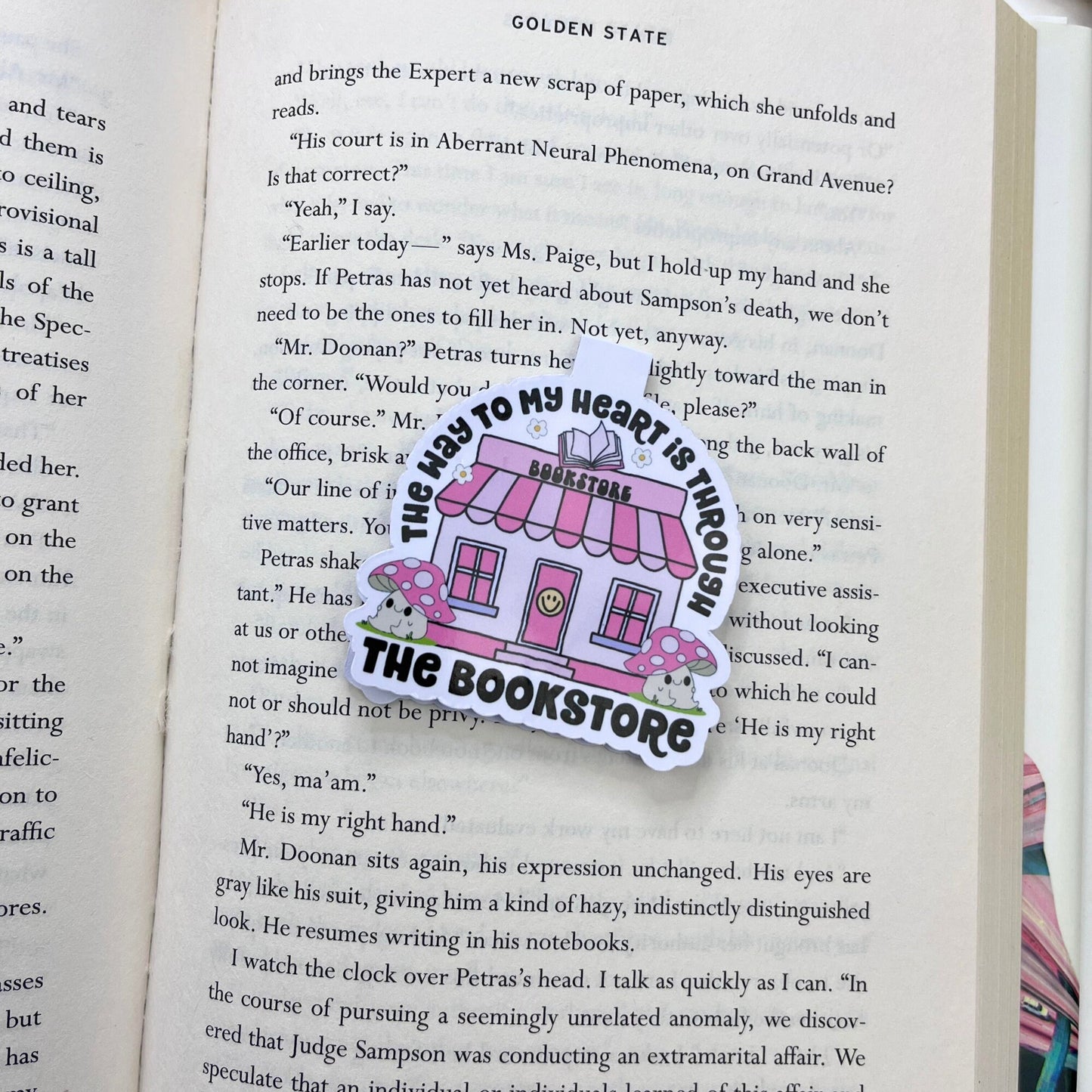 Cute Bookstore Magnetic Bookmark - The Glam Thangz