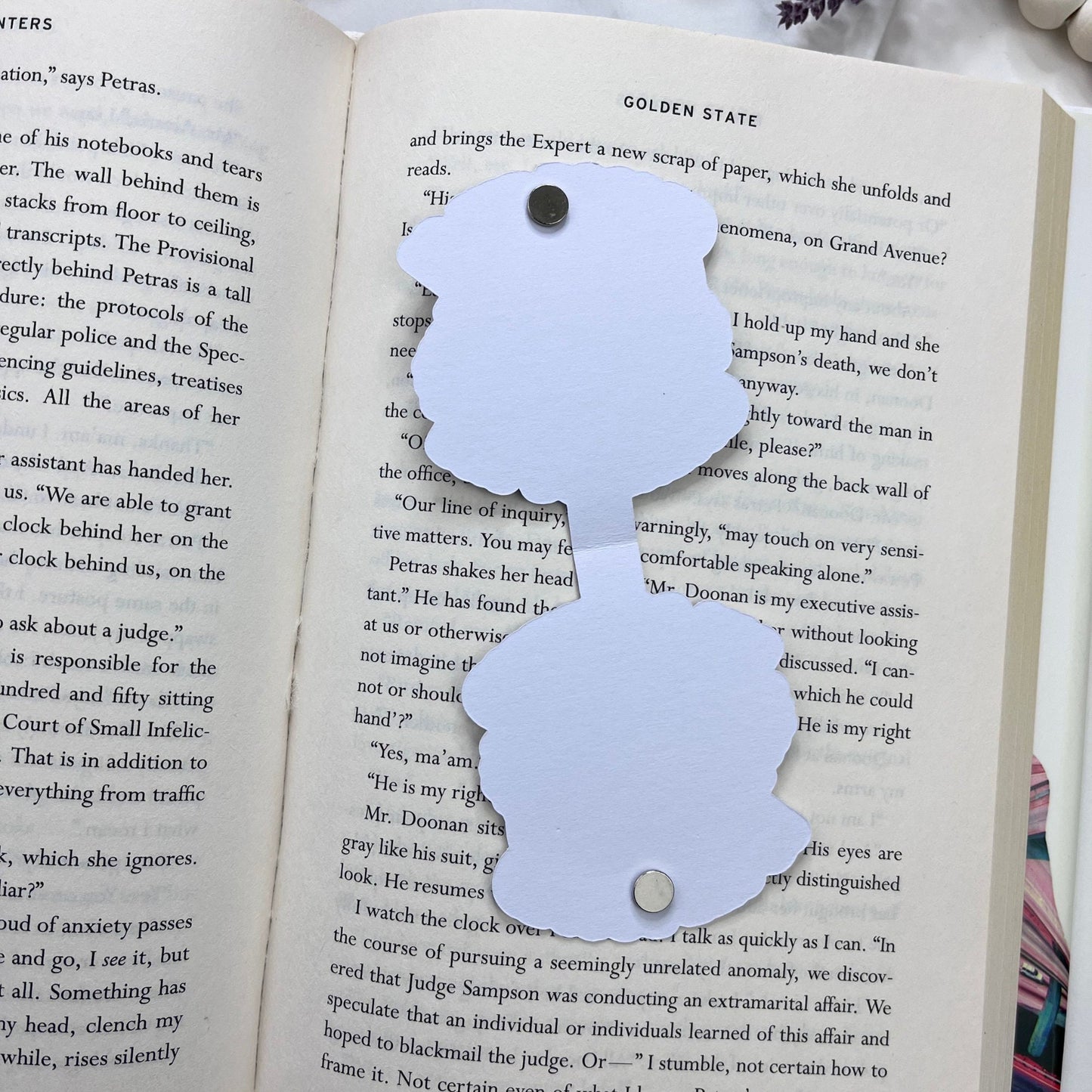 My Weekend Is Booked Magnetic Bookmark - The Glam Thangz