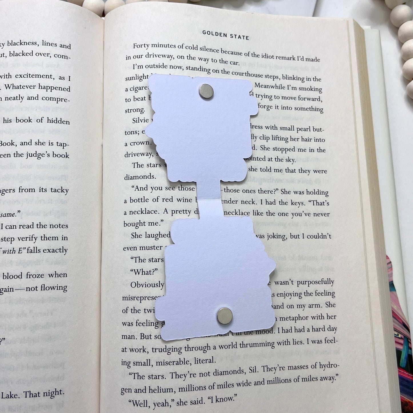 I Have No Shelf Control Magnetic Bookmark - The Glam Thangz