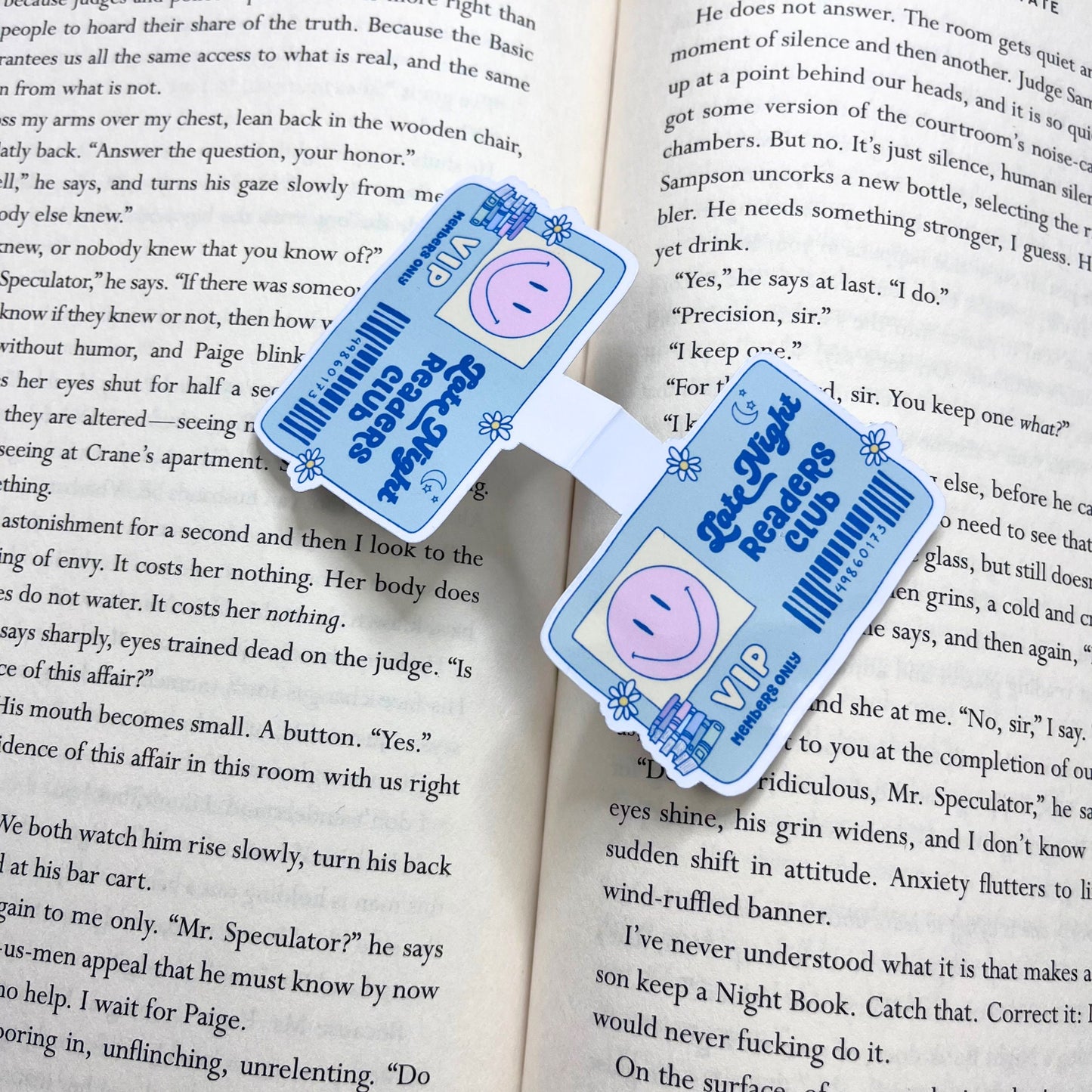 Library Card Magnetic Bookmark