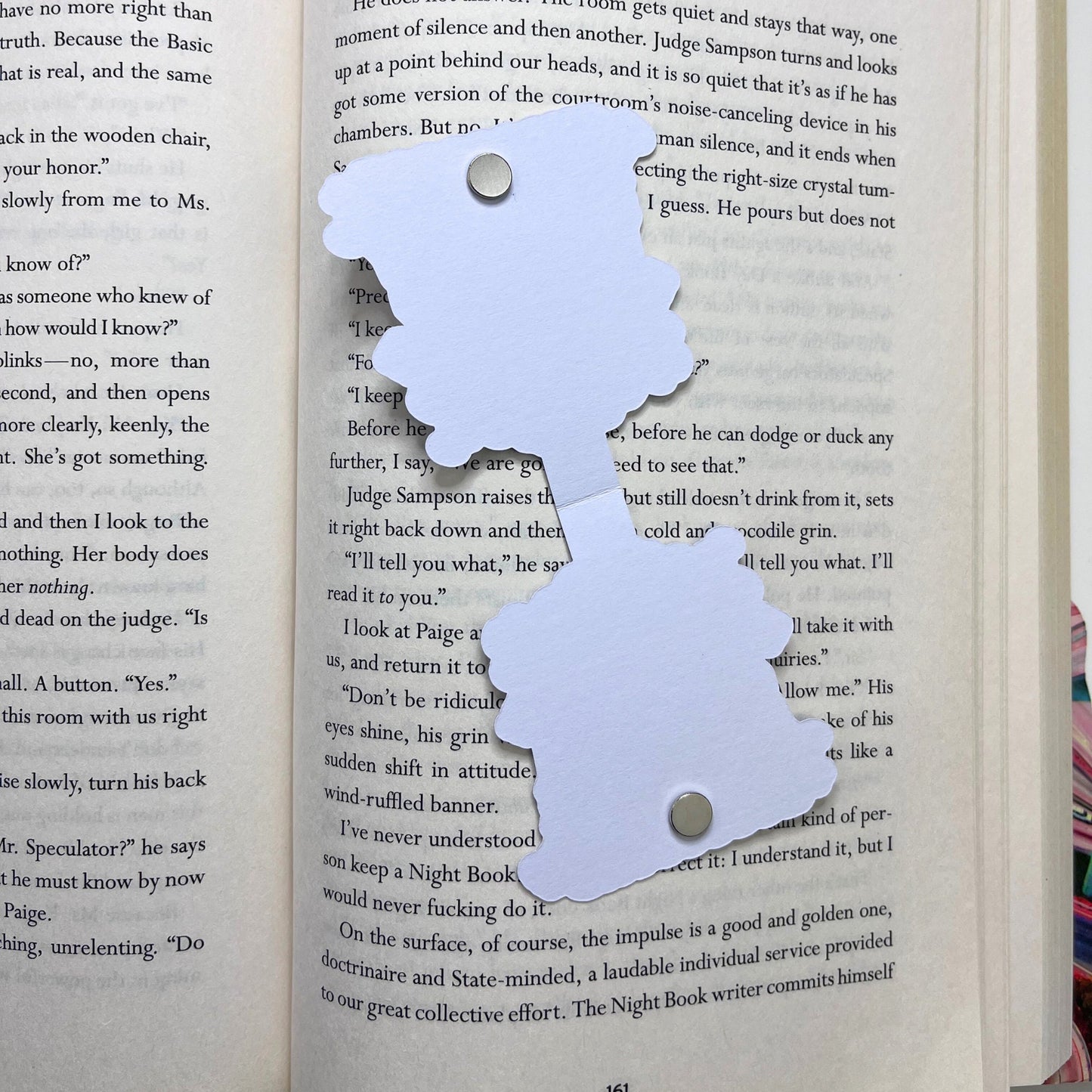 Ghost Read More Books Magnetic Bookmark - The Glam Thangz