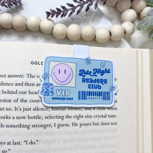 Library Card Magnetic Bookmark - The Glam Thangz