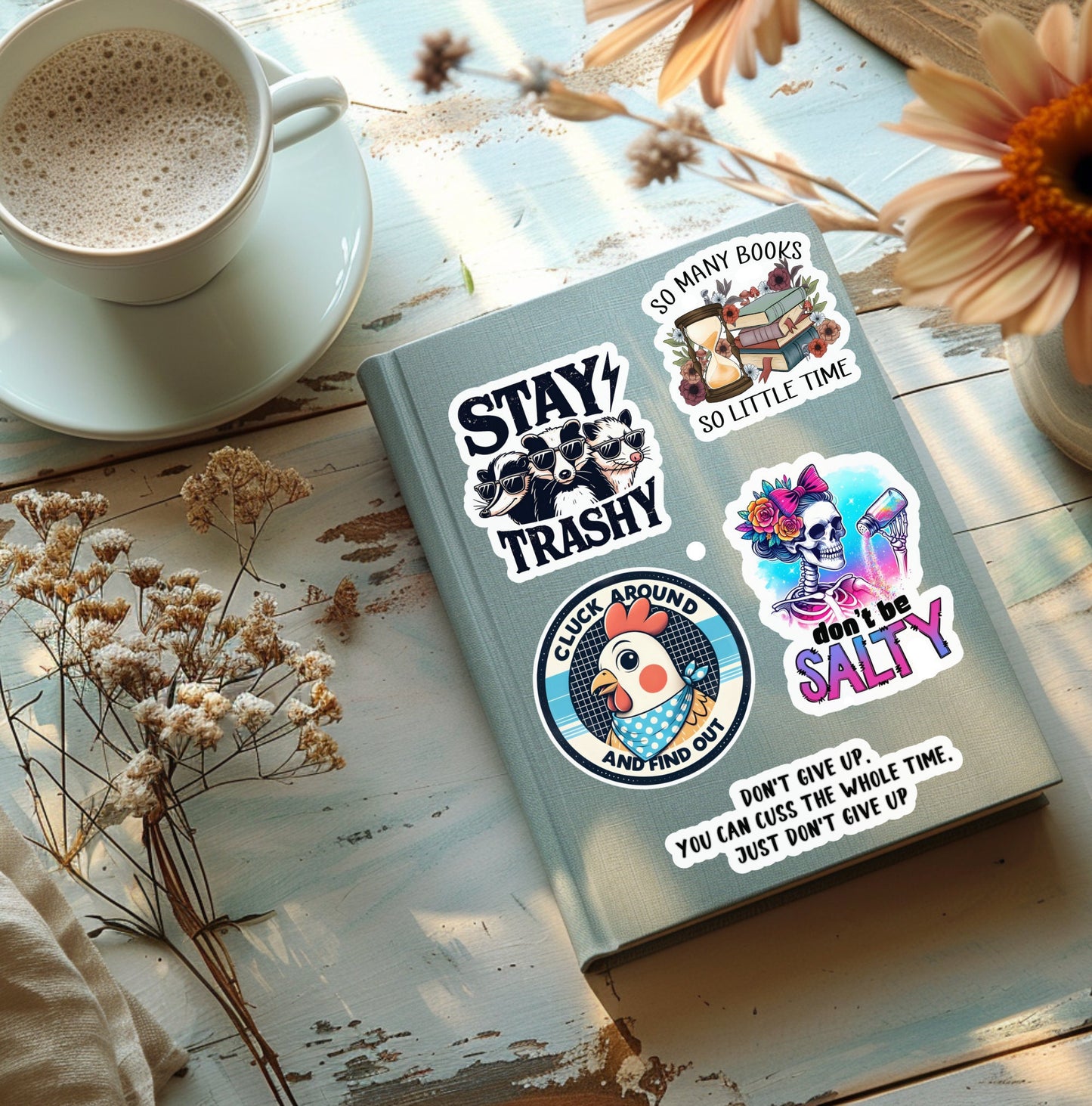 Stay Trashy Sticker - The Glam Thangz