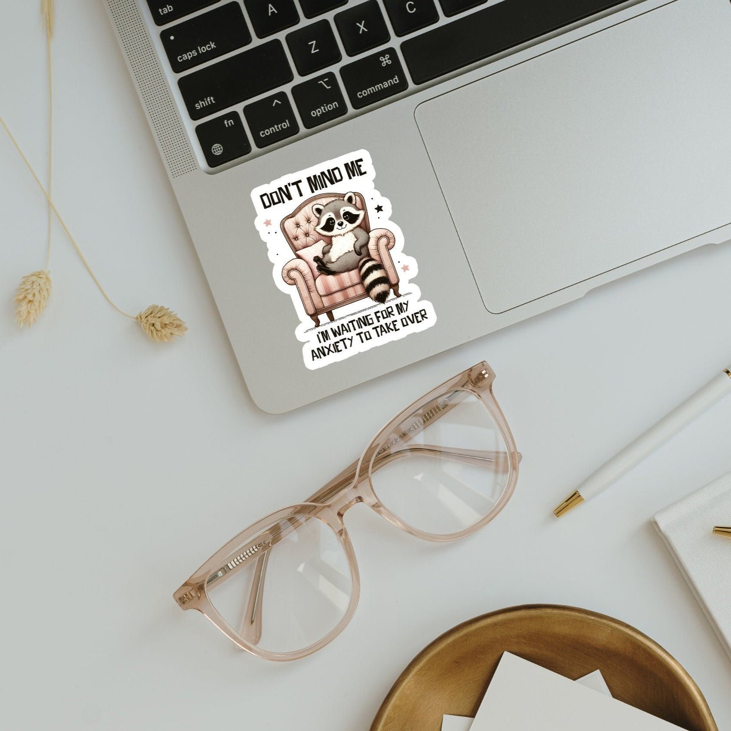 Don't Mind Me Anxiety Sticker - The Glam Thangz