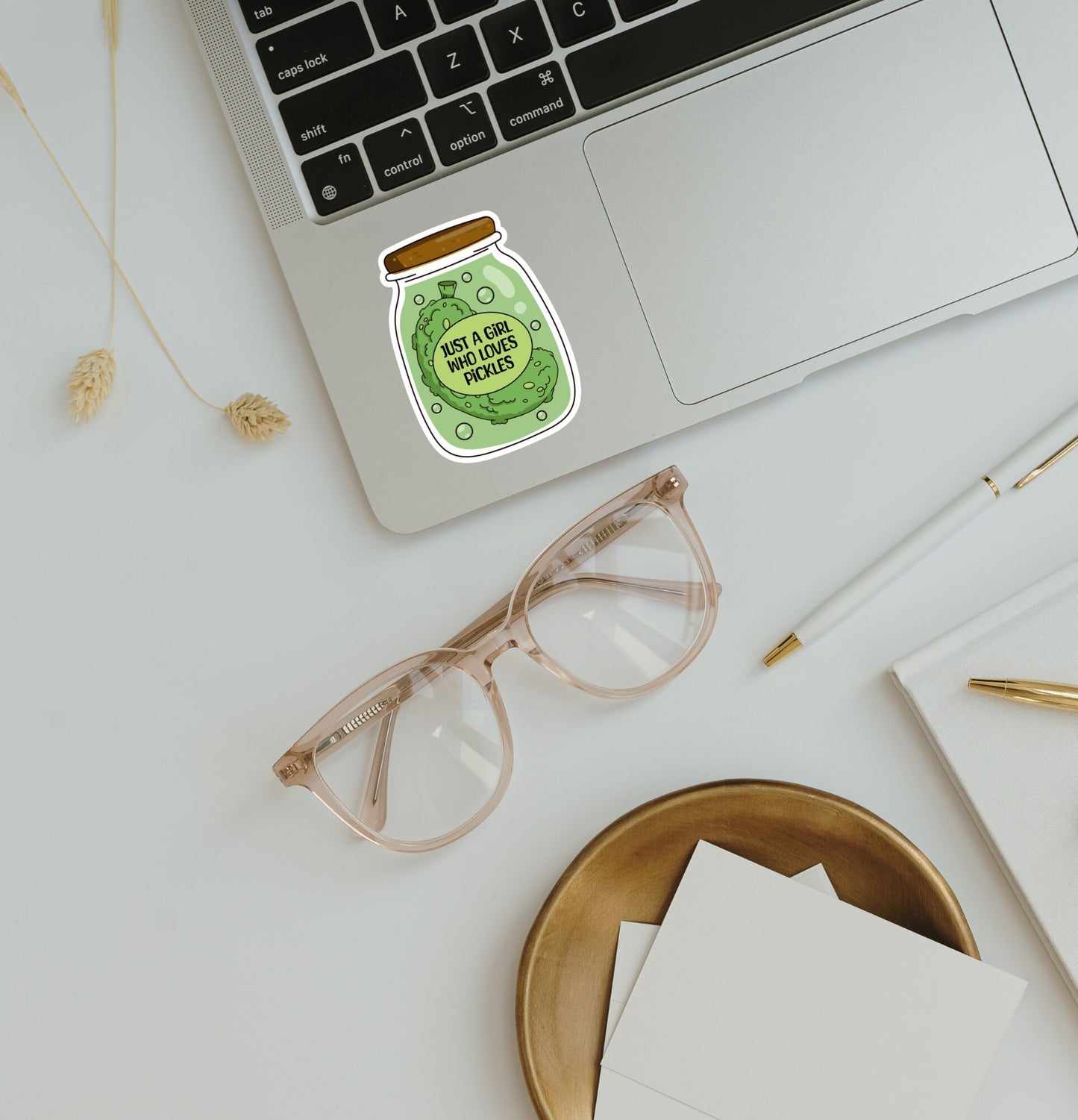 Just A Girl Who Loves Pickles Sticker