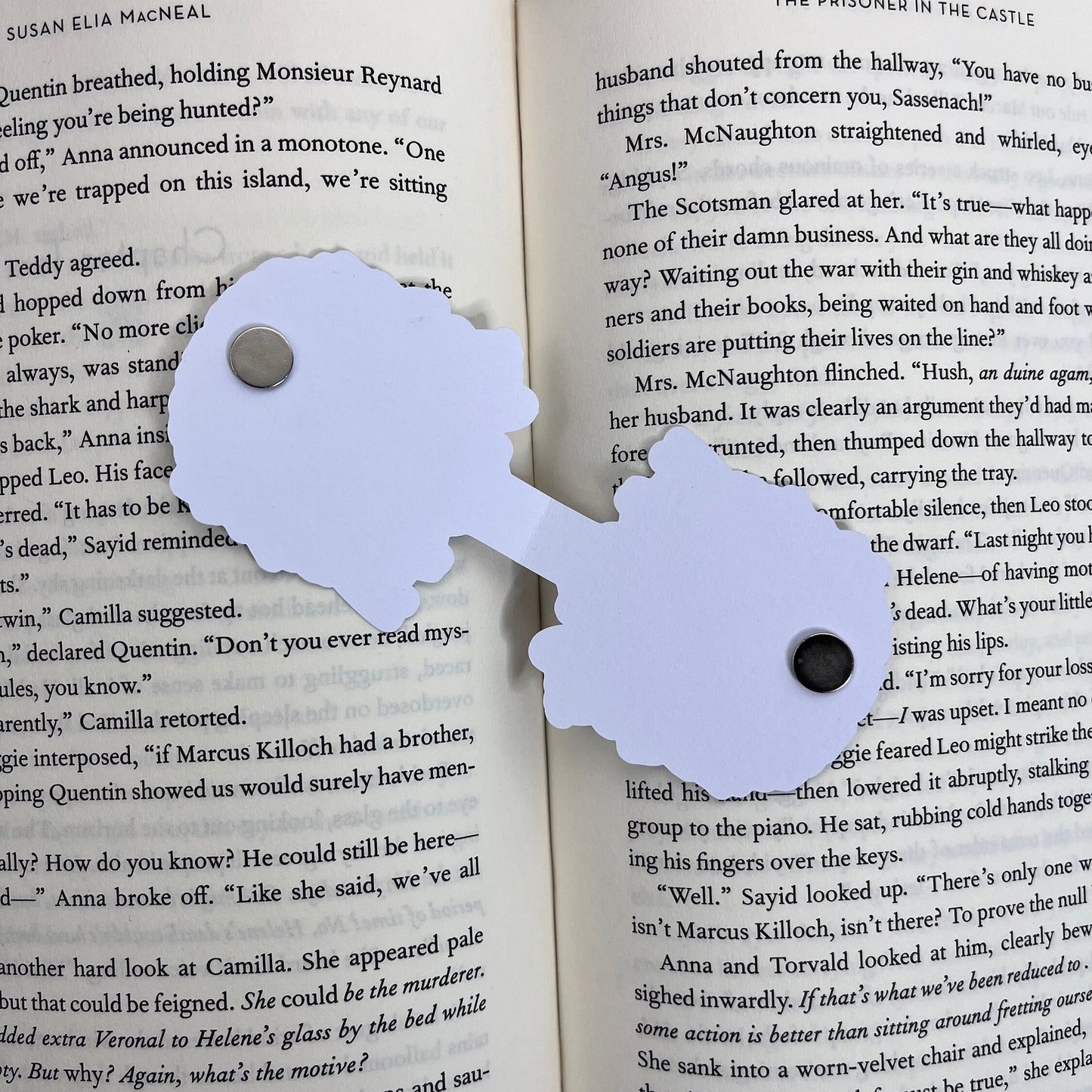 Morally Grey Skeleton Bookmark - The Glam Thangz