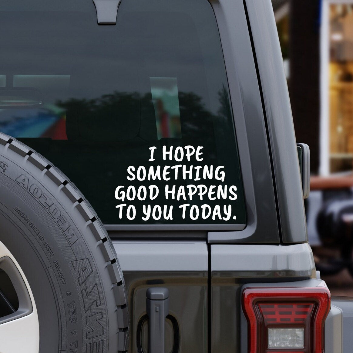 I Hope Something Good Happens To You Today Decal, Mental Health Decal, Spread Kindness Vinyl Decal, Happy Thoughts, Positive Affirmation - The Glam Thangz