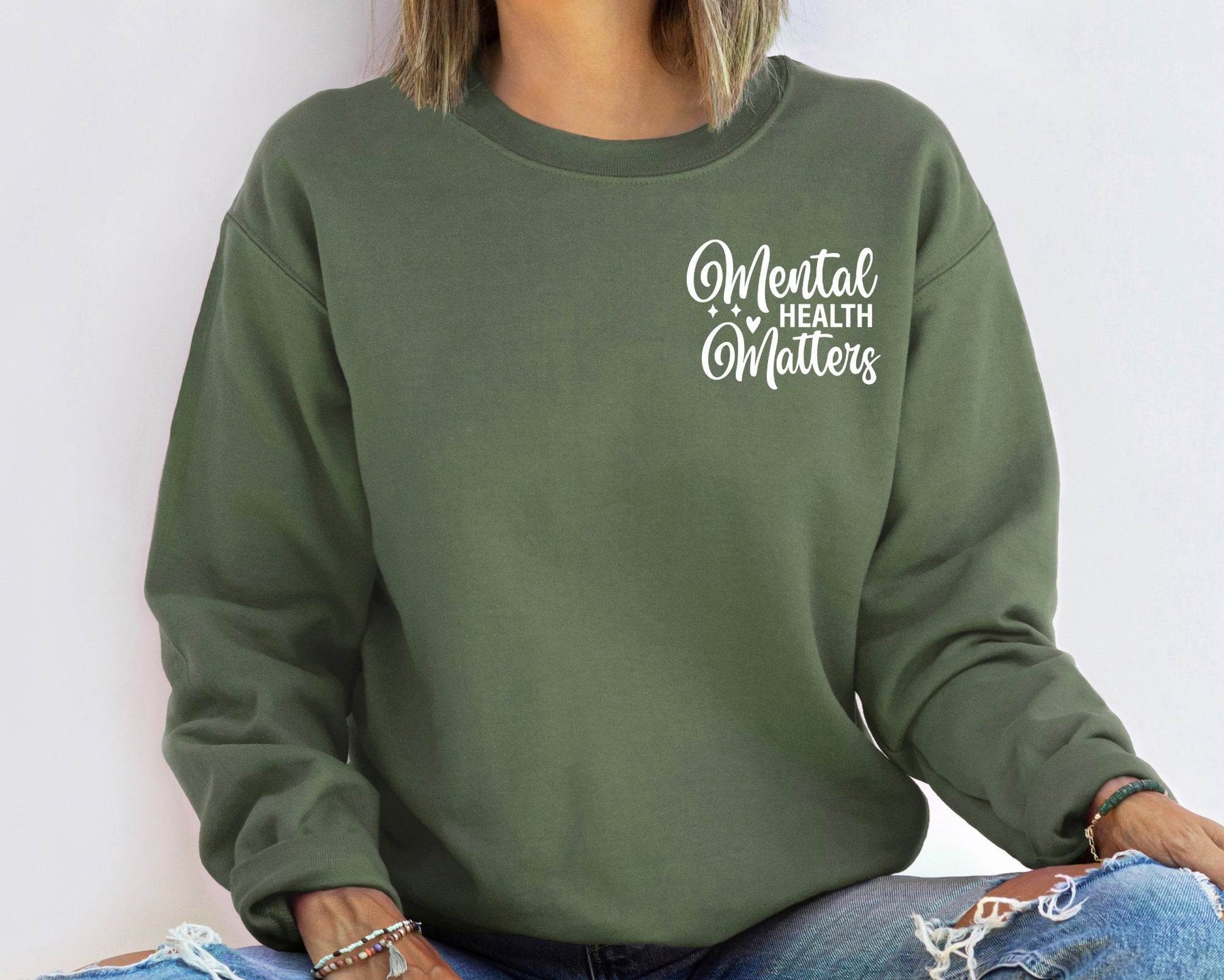 Mental Health Matters Sweatshirt - The Glam Thangz