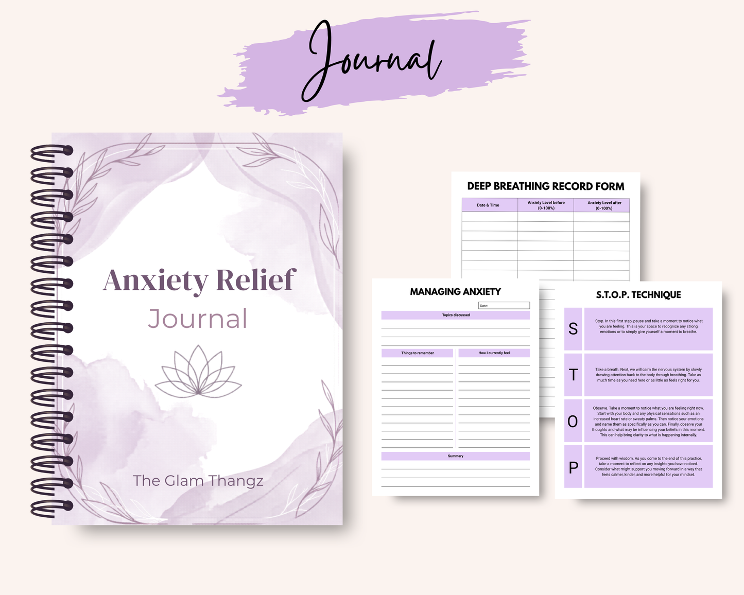 Anxiety Relief Journal