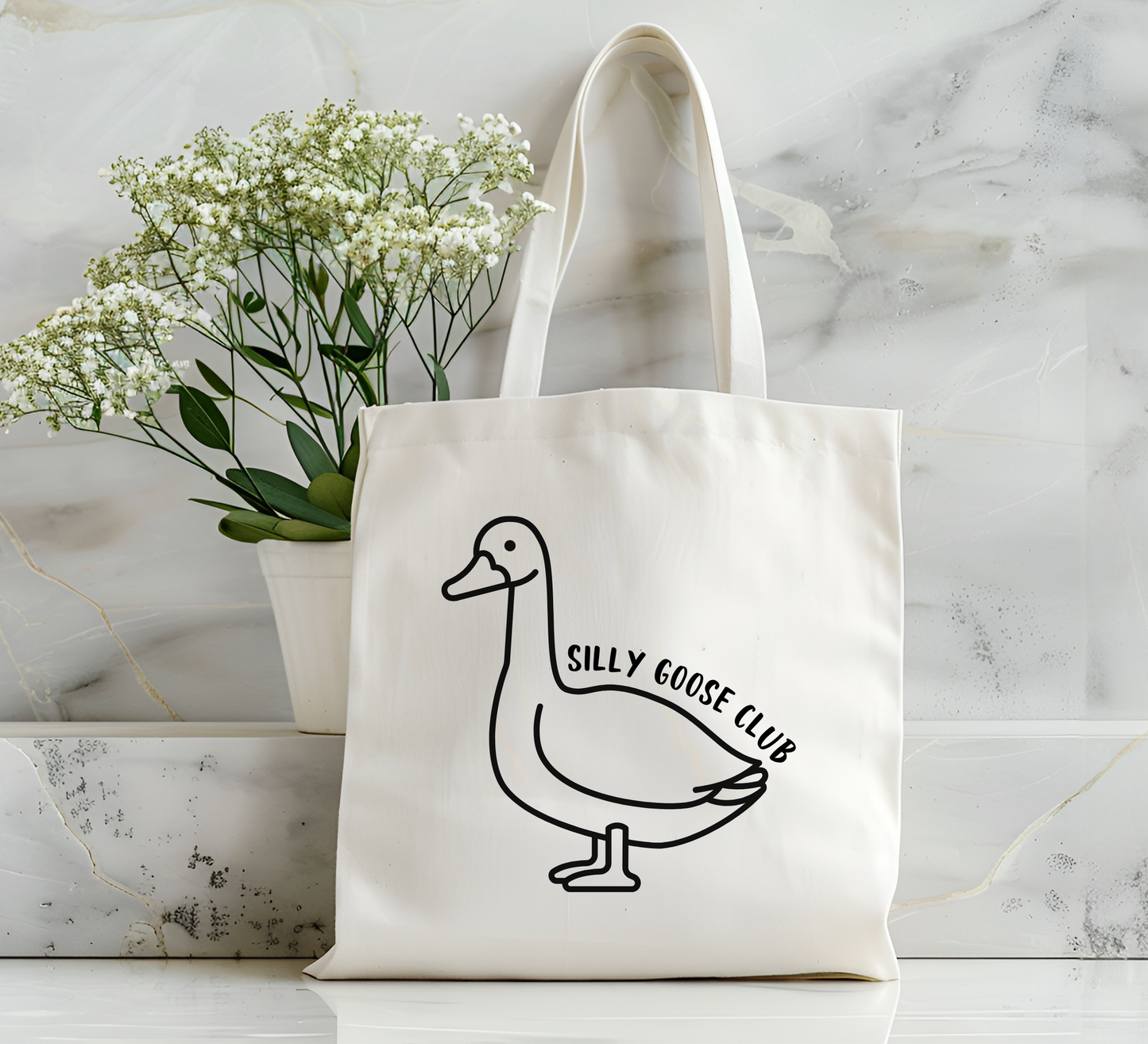 Silly Goose Tote Bag