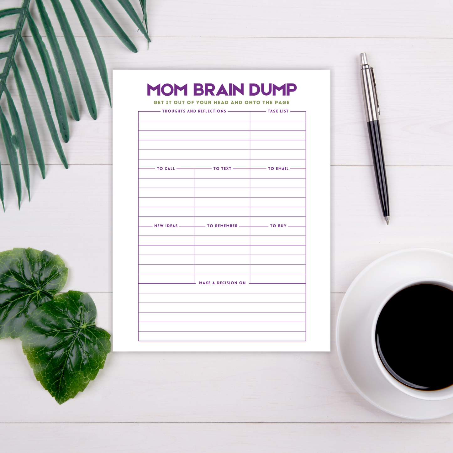 Mom Brain Dump