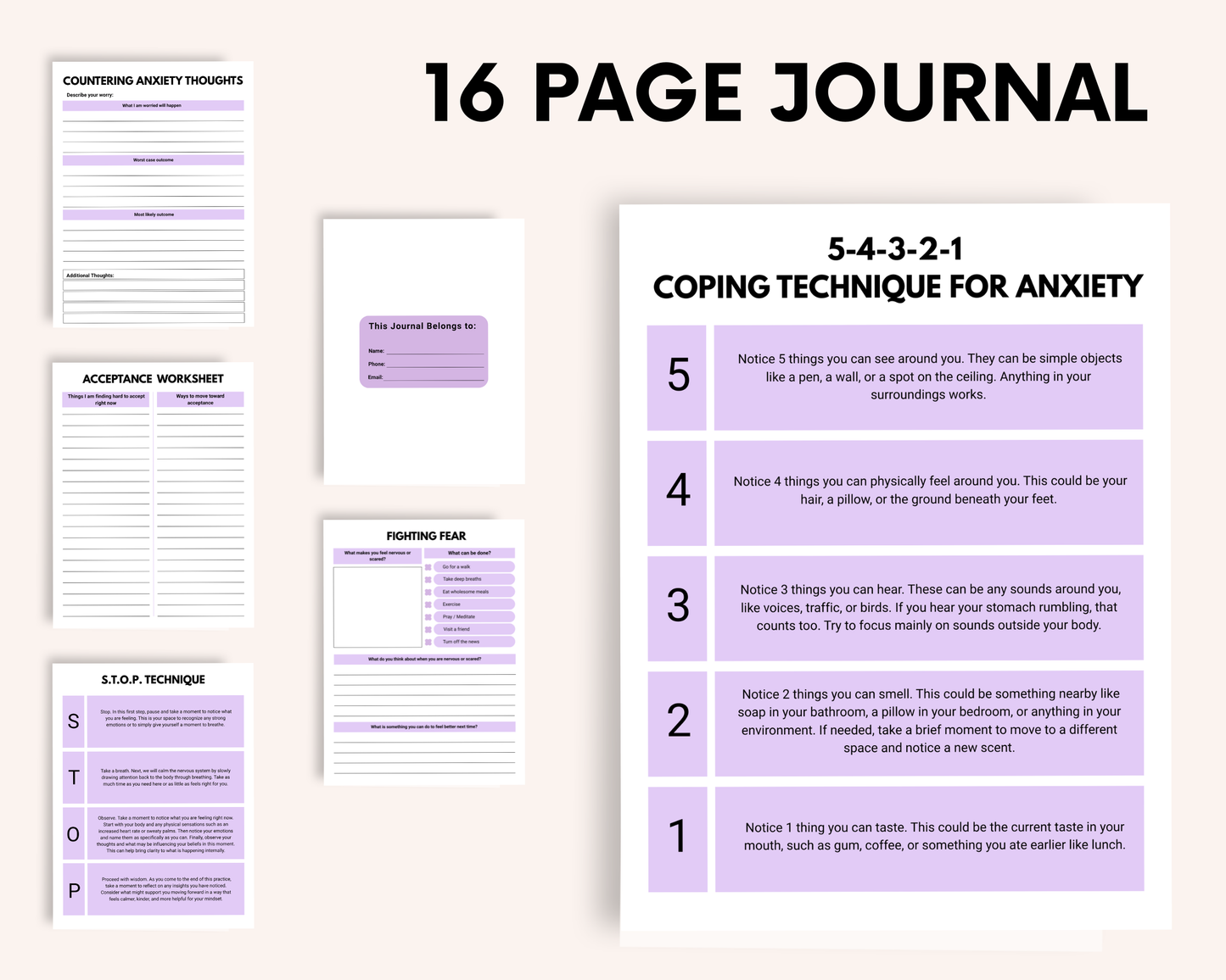 Anxiety Relief Journal
