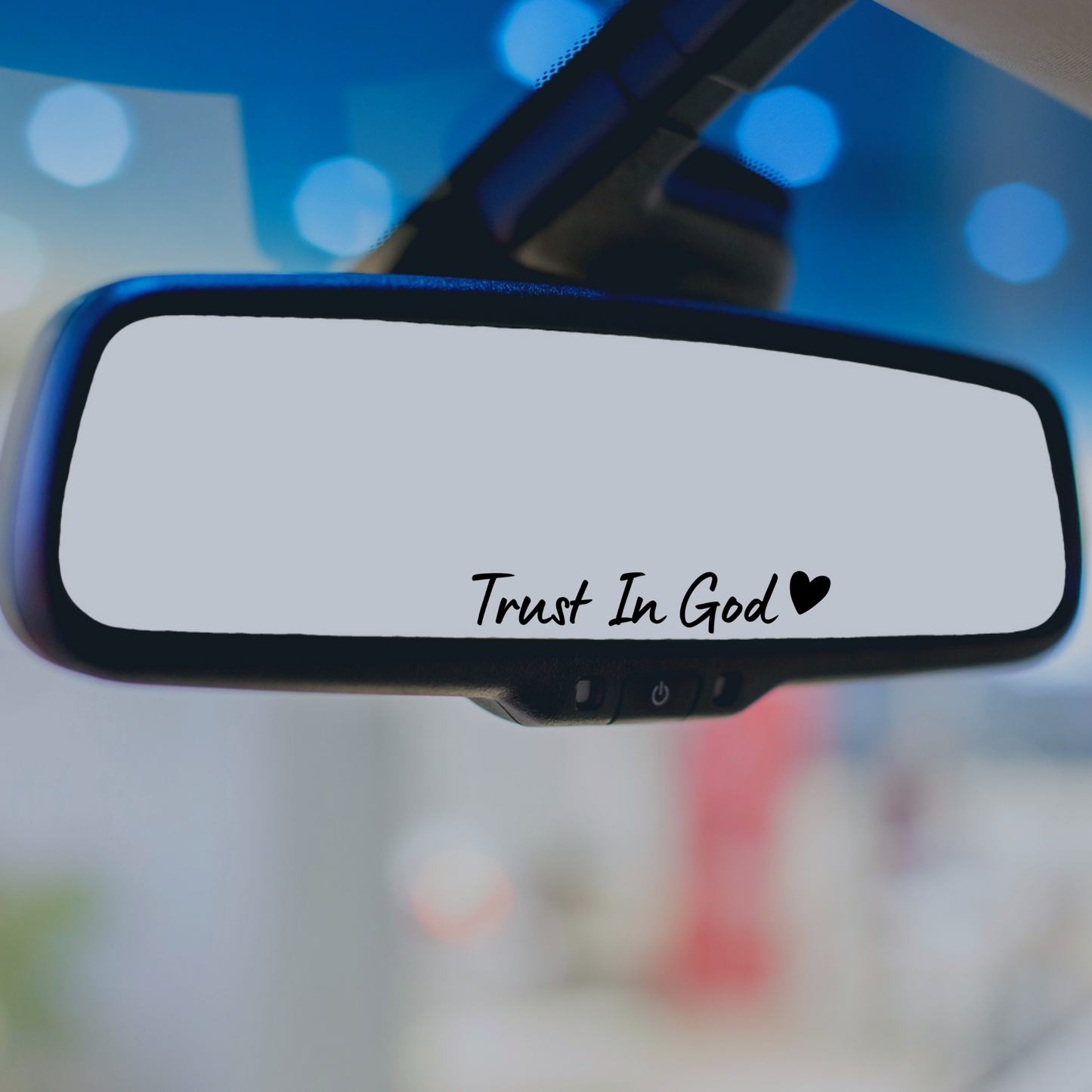 Trust In God Mirror Decal