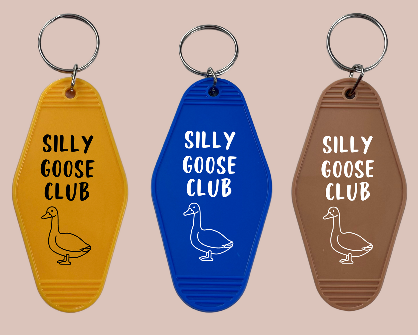 Silly Goose Club Keychain - The Glam Thangz