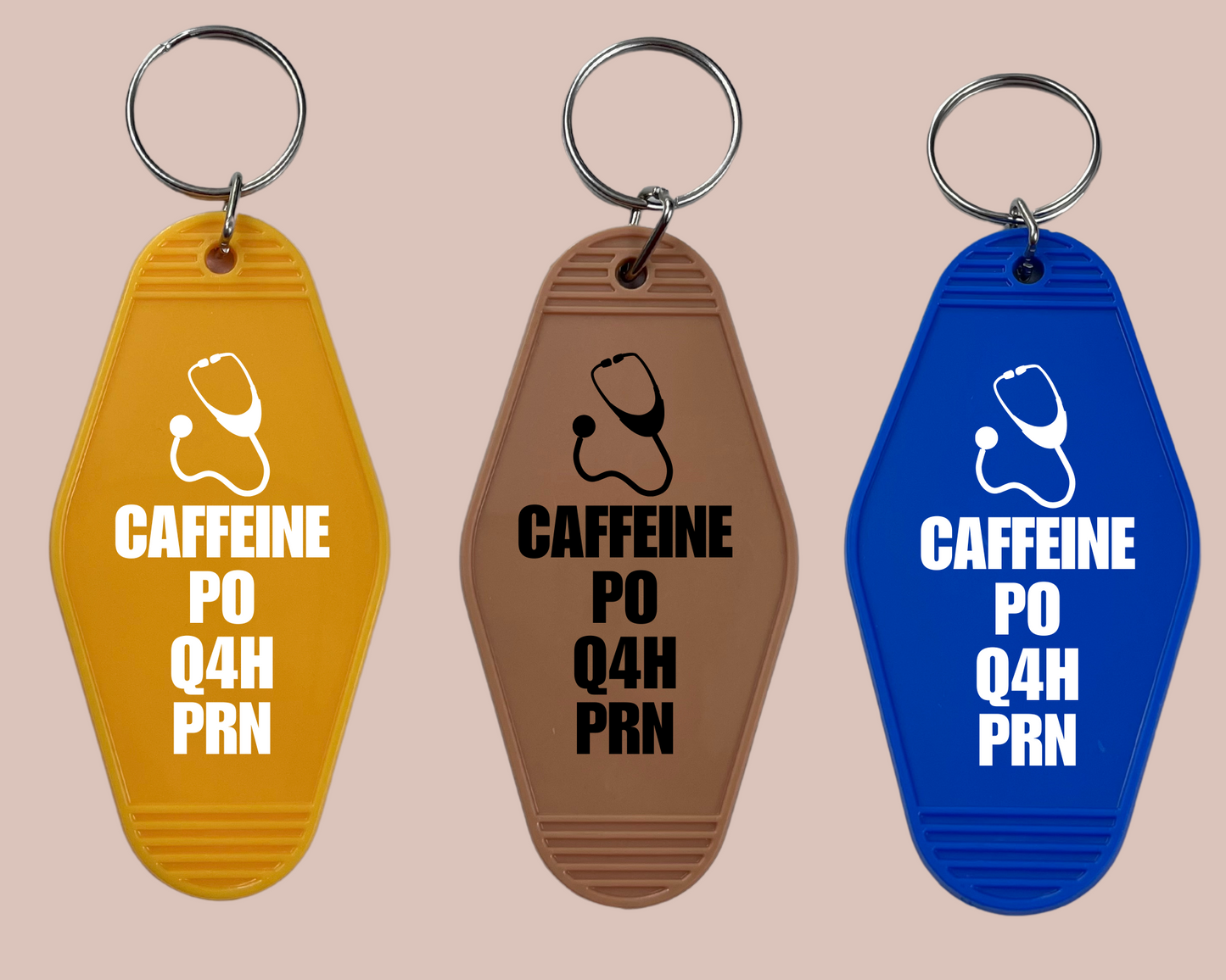 Funny Nurse Caffeine Keychain - The Glam Thangz