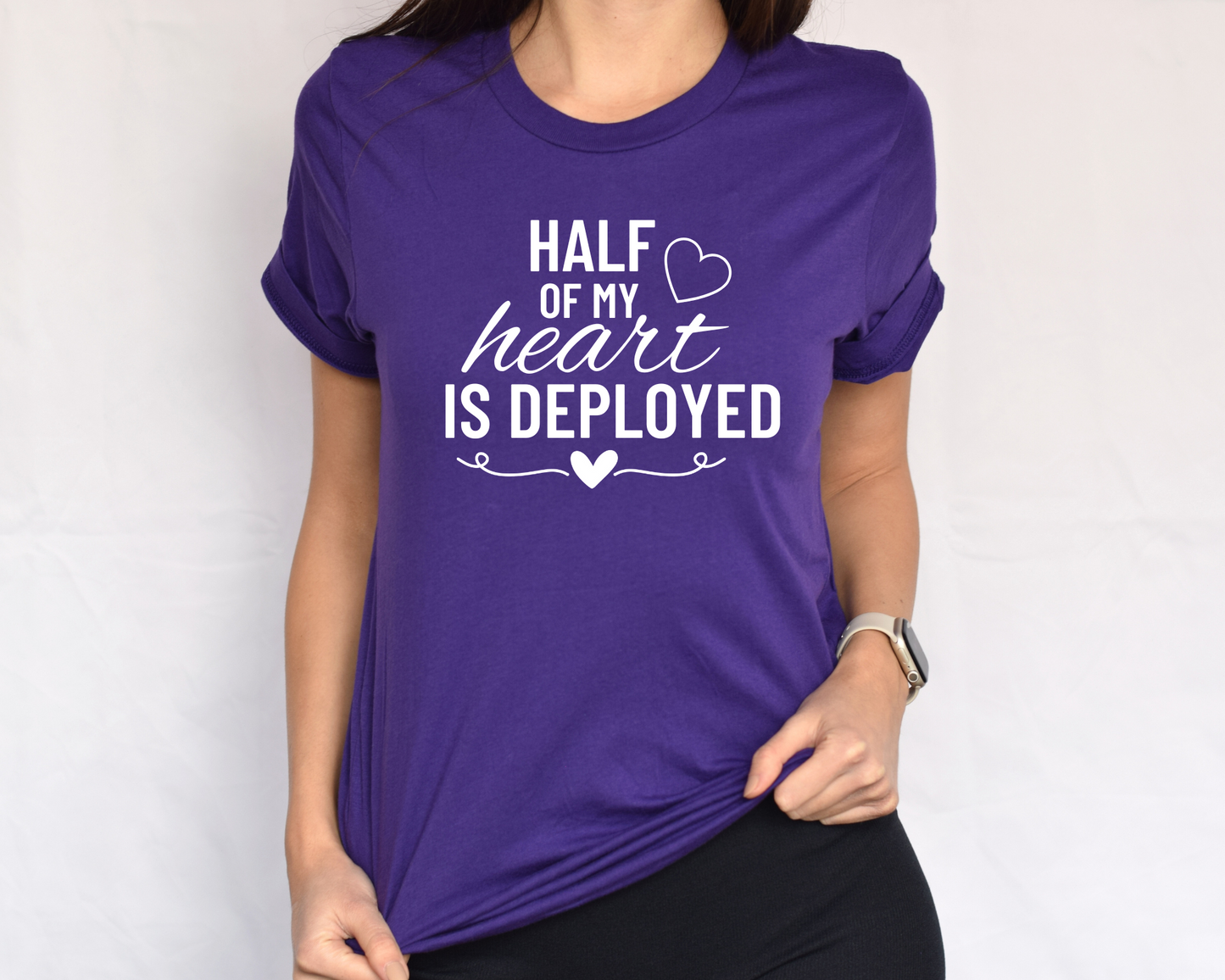 Half of my Heart is Deployed T-shirt