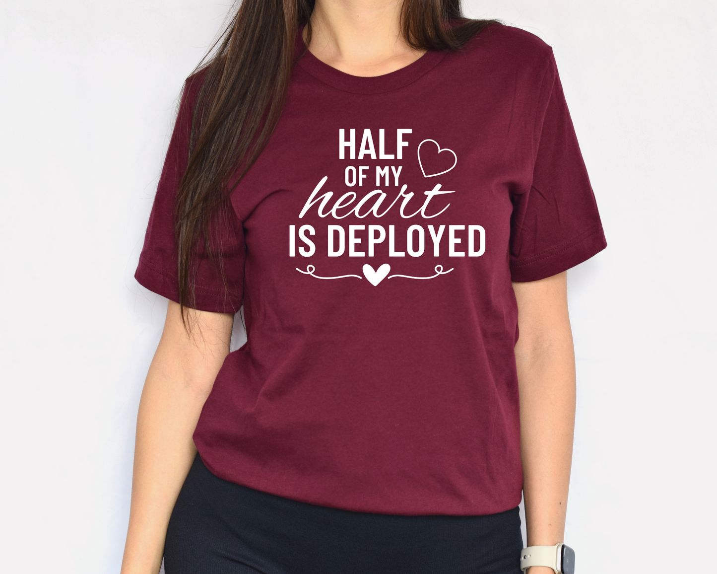 Half of my Heart is Deployed T-shirt