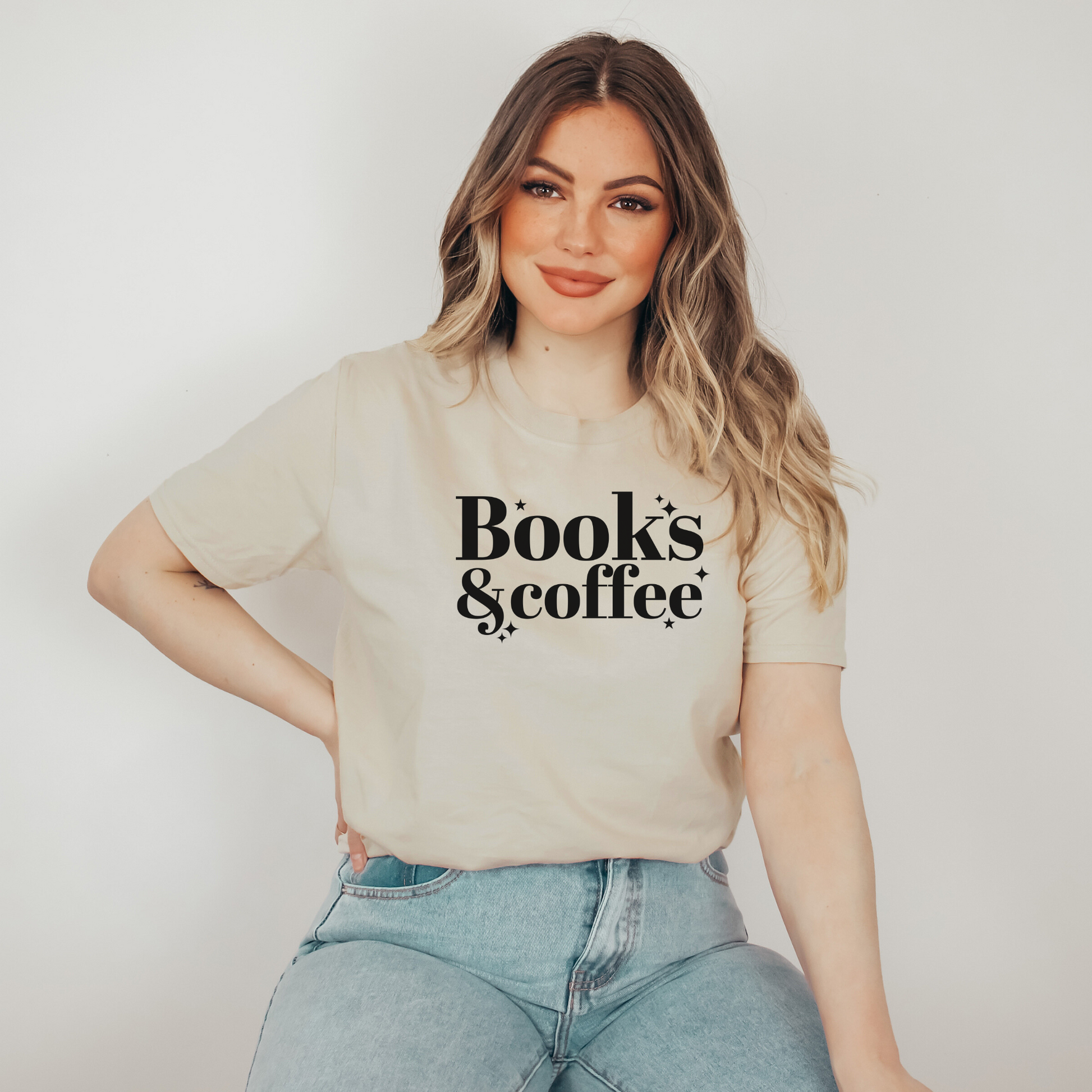 Books and Coffee T-shirt
