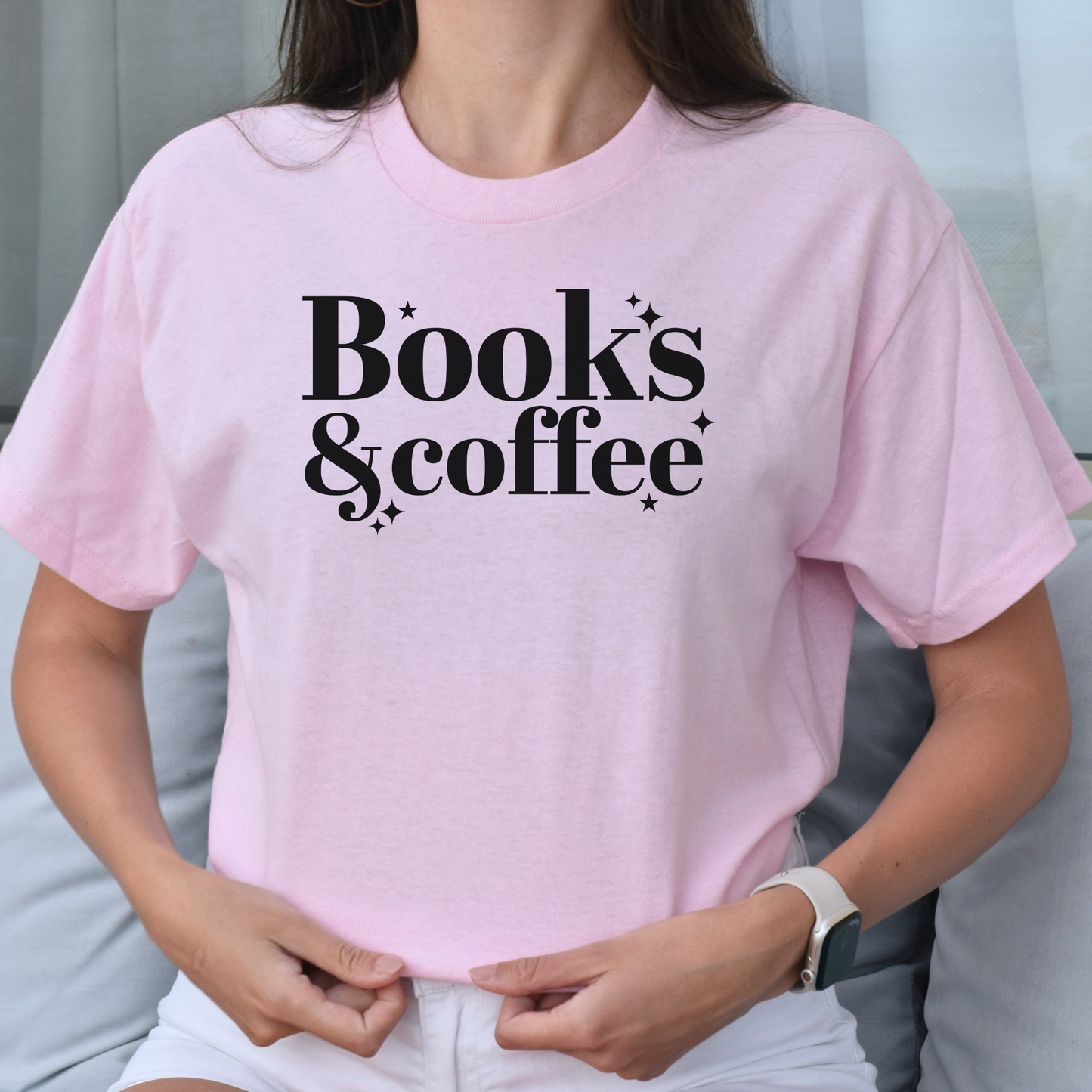 Books and Coffee T-shirt