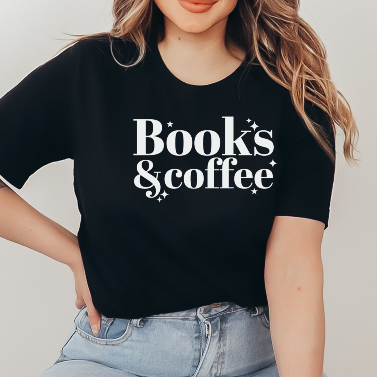 Books and Coffee T-shirt