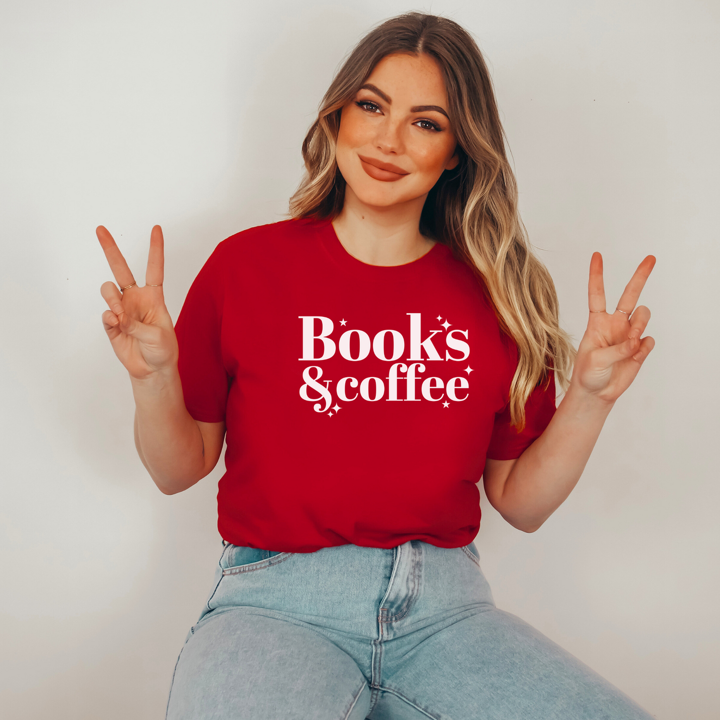 Books and Coffee T-shirt