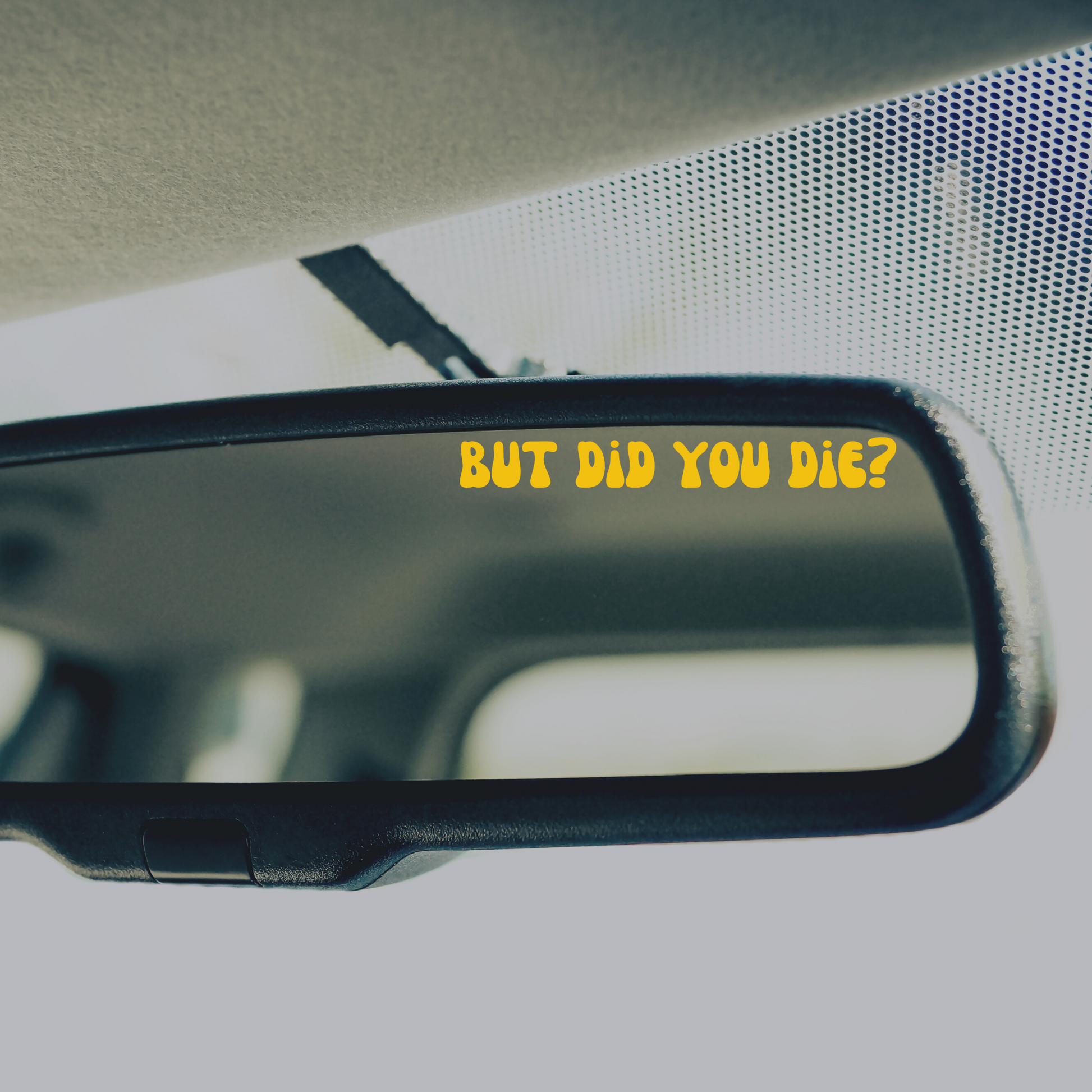 But Did You Die Car Mirror Decal - The Glam Thangz