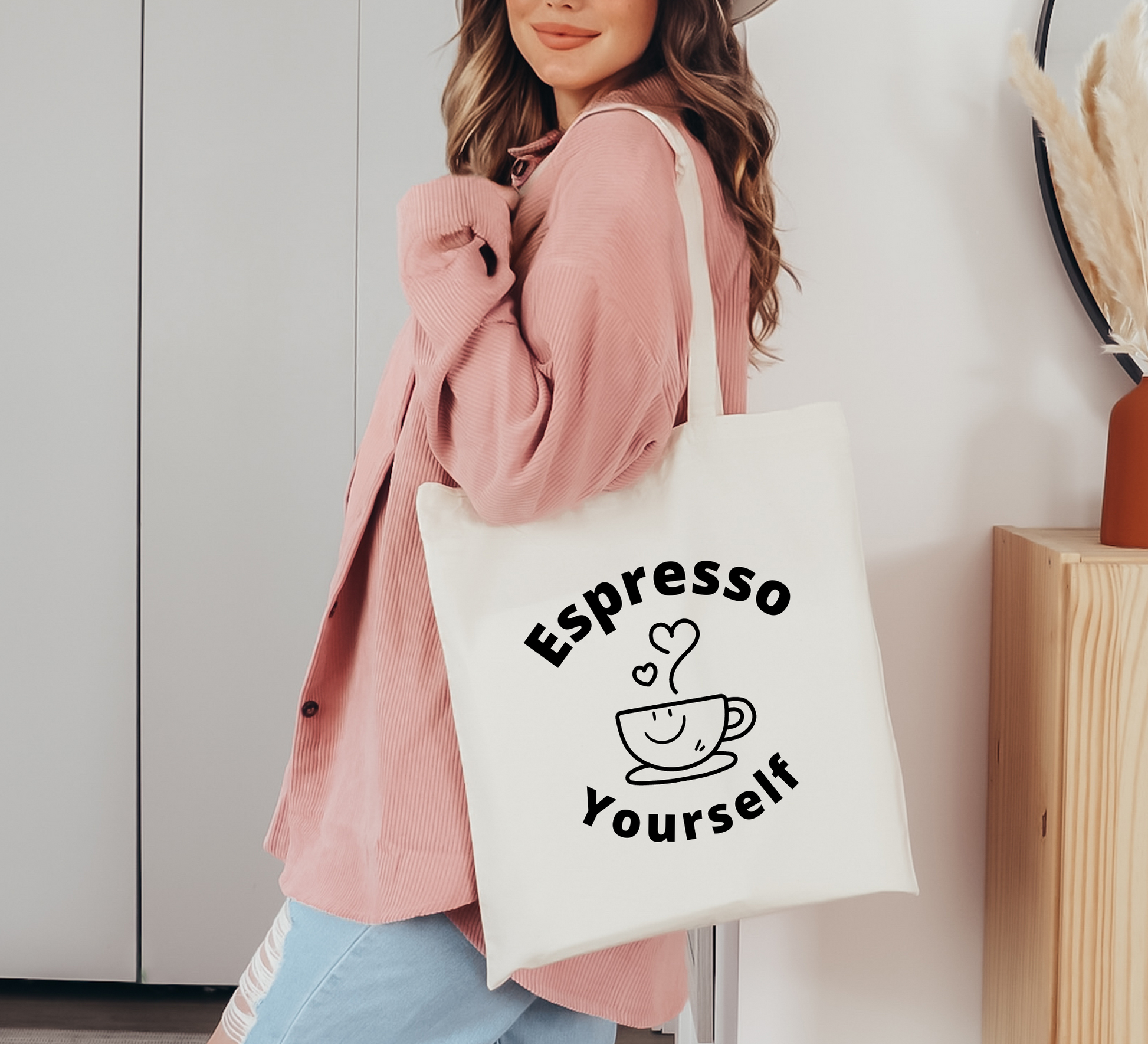Espresso Yourself Coffee Tote Bag