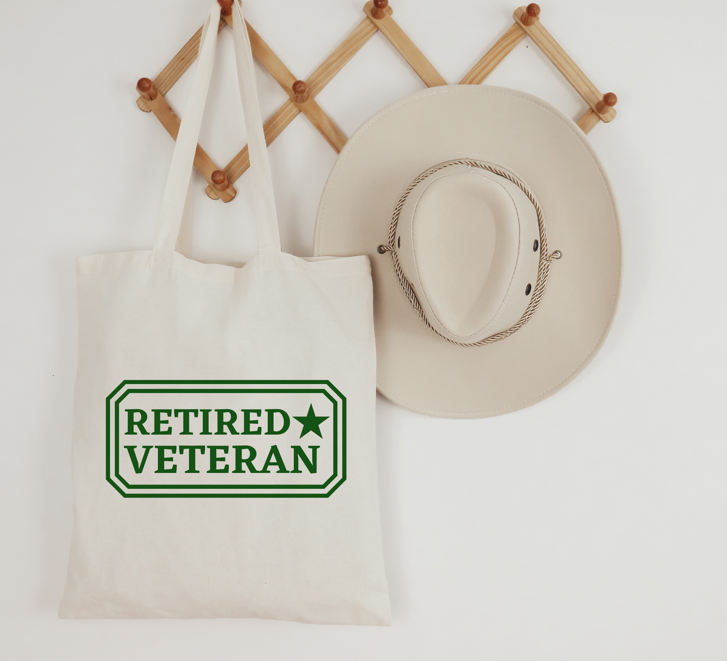 Retired Veteran Tote Bag - The Glam Thangz