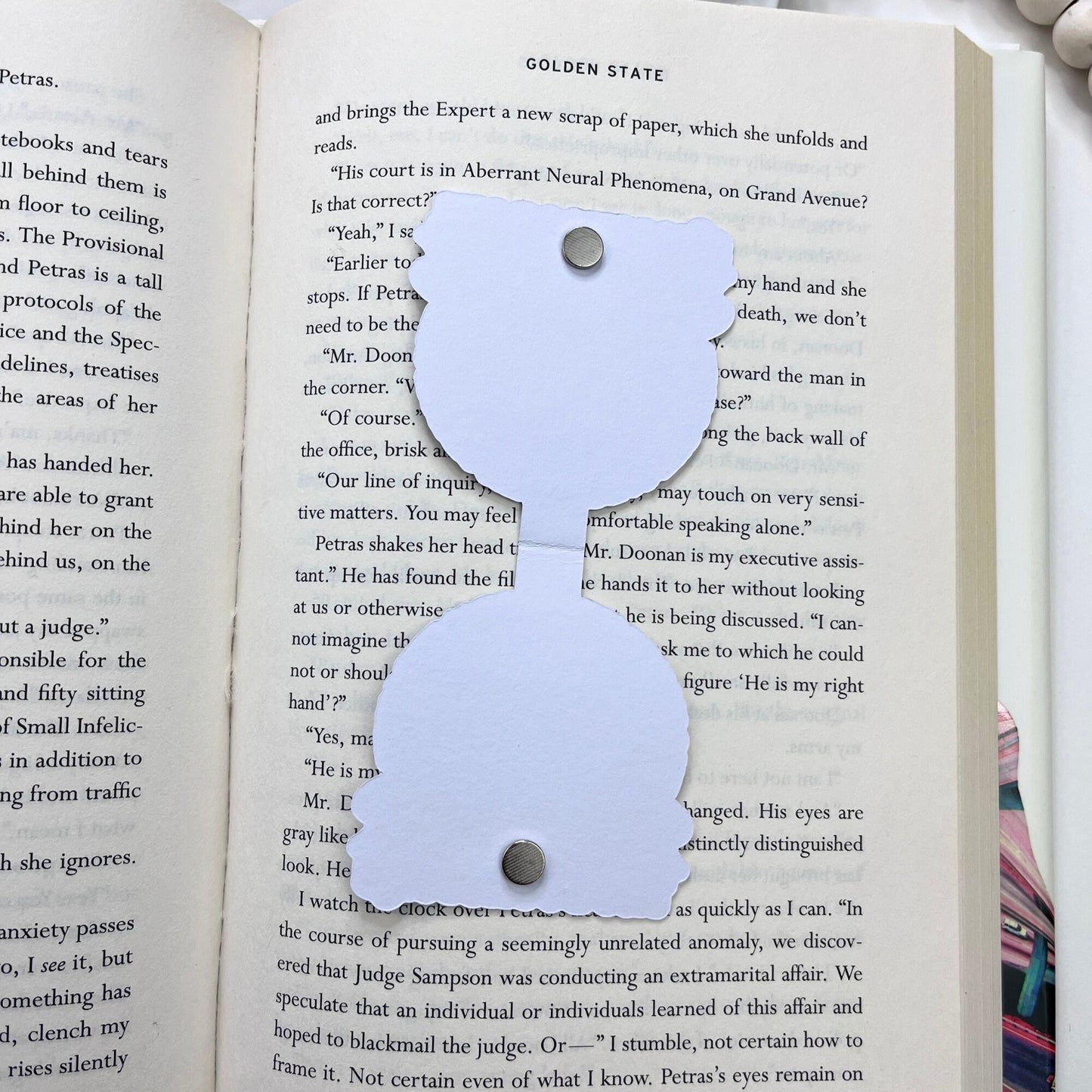 Cute Bookstore Magnetic Bookmark