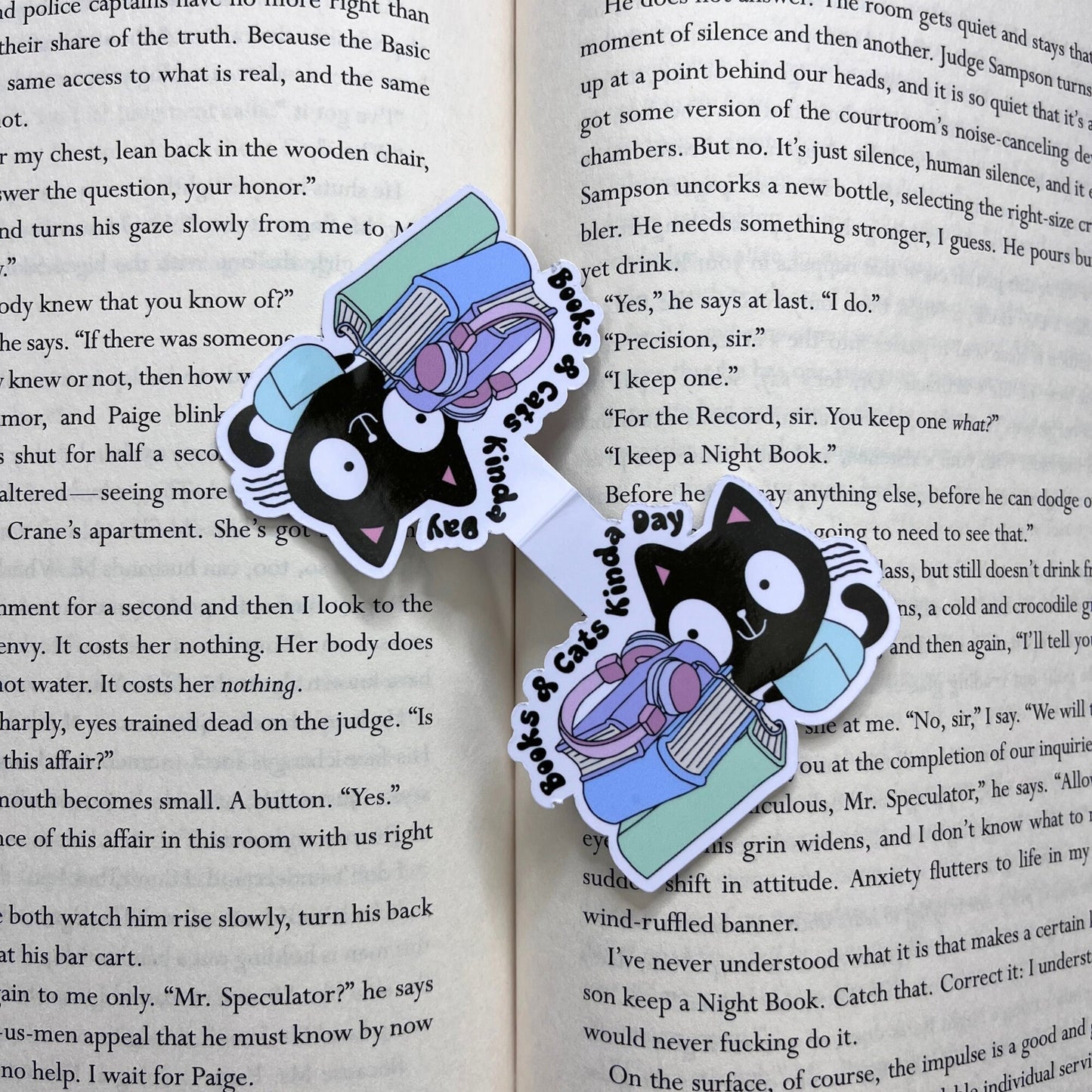 Cat Magnetic Bookmark