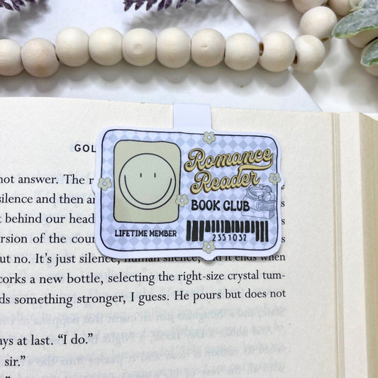 Library Card Magnetic Bookmark