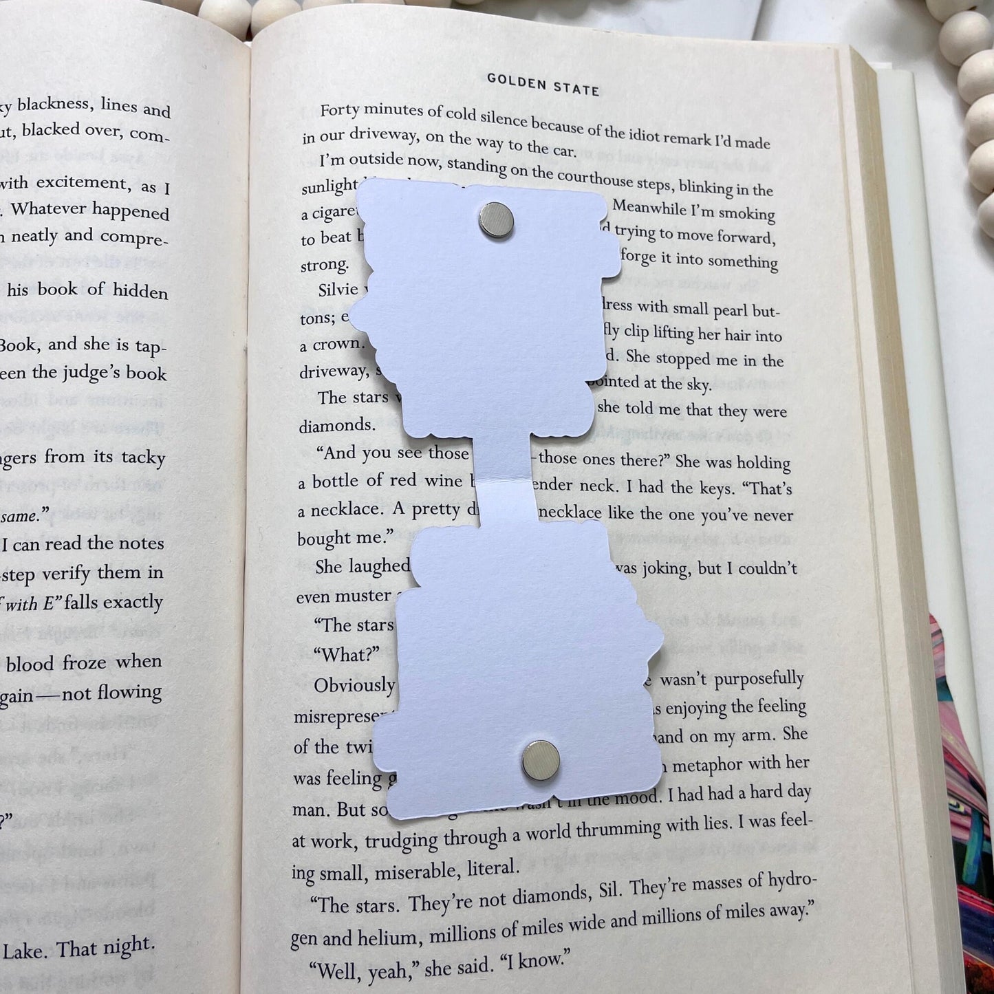 I Have No Shelf Control Magnetic Bookmark