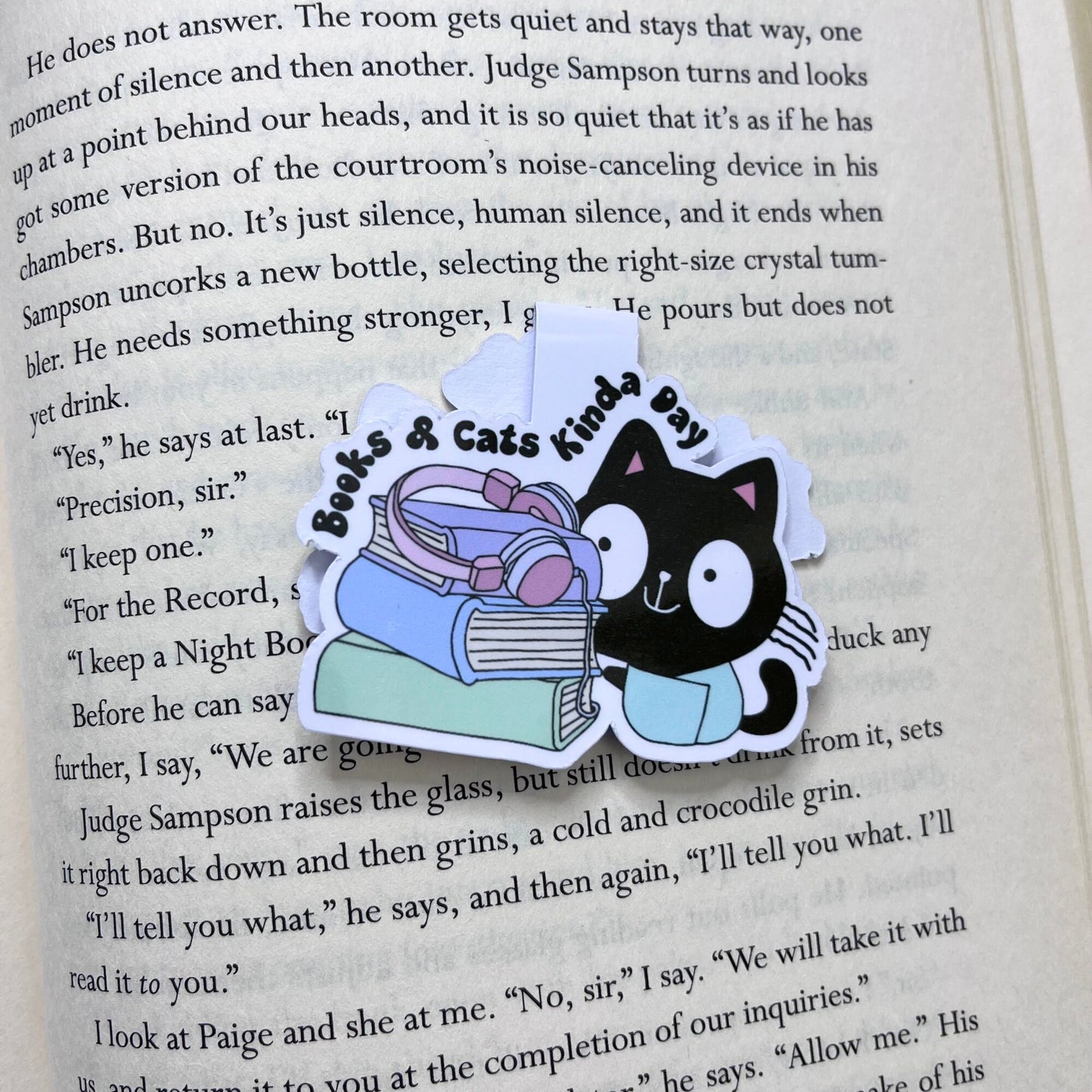 Cat Magnetic Bookmark